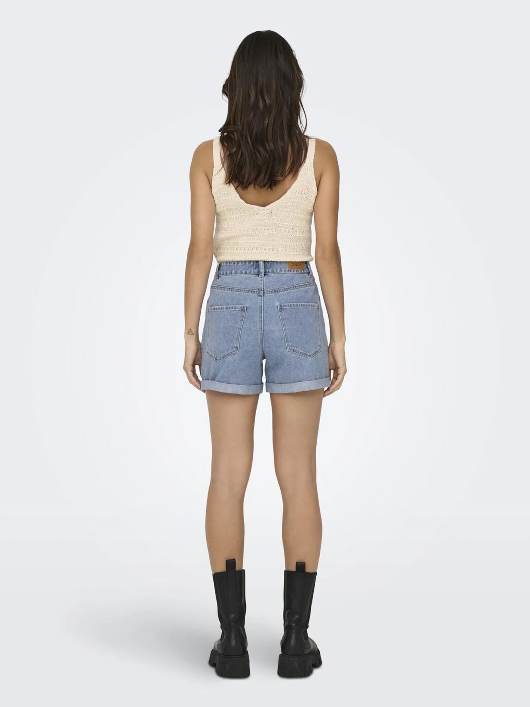 ONLY Denim Shorts ONLVEGA High Waist Regular Fit Denim Shorts