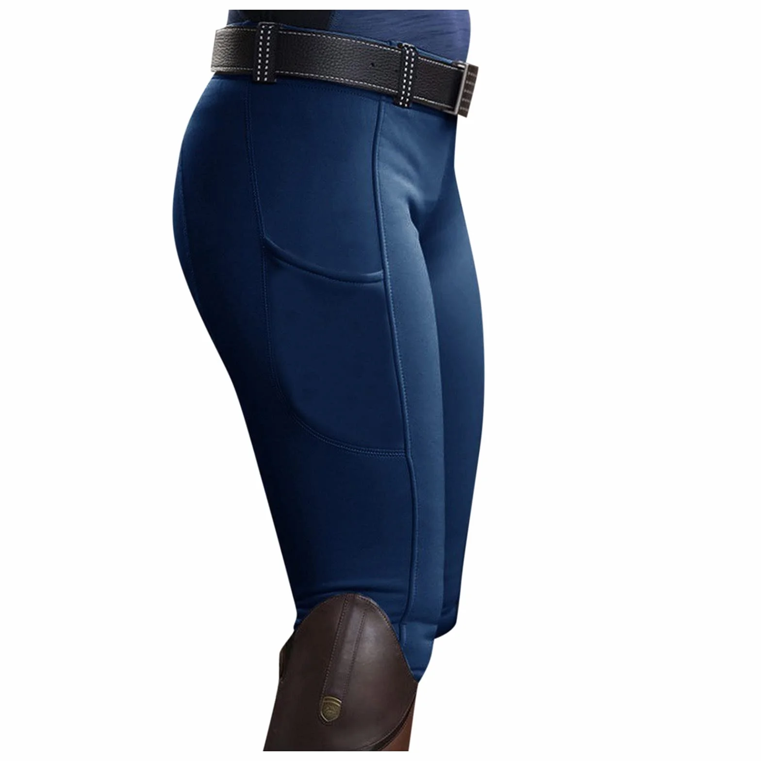 Jeans uomo Waist Sports equitazione pantaloni