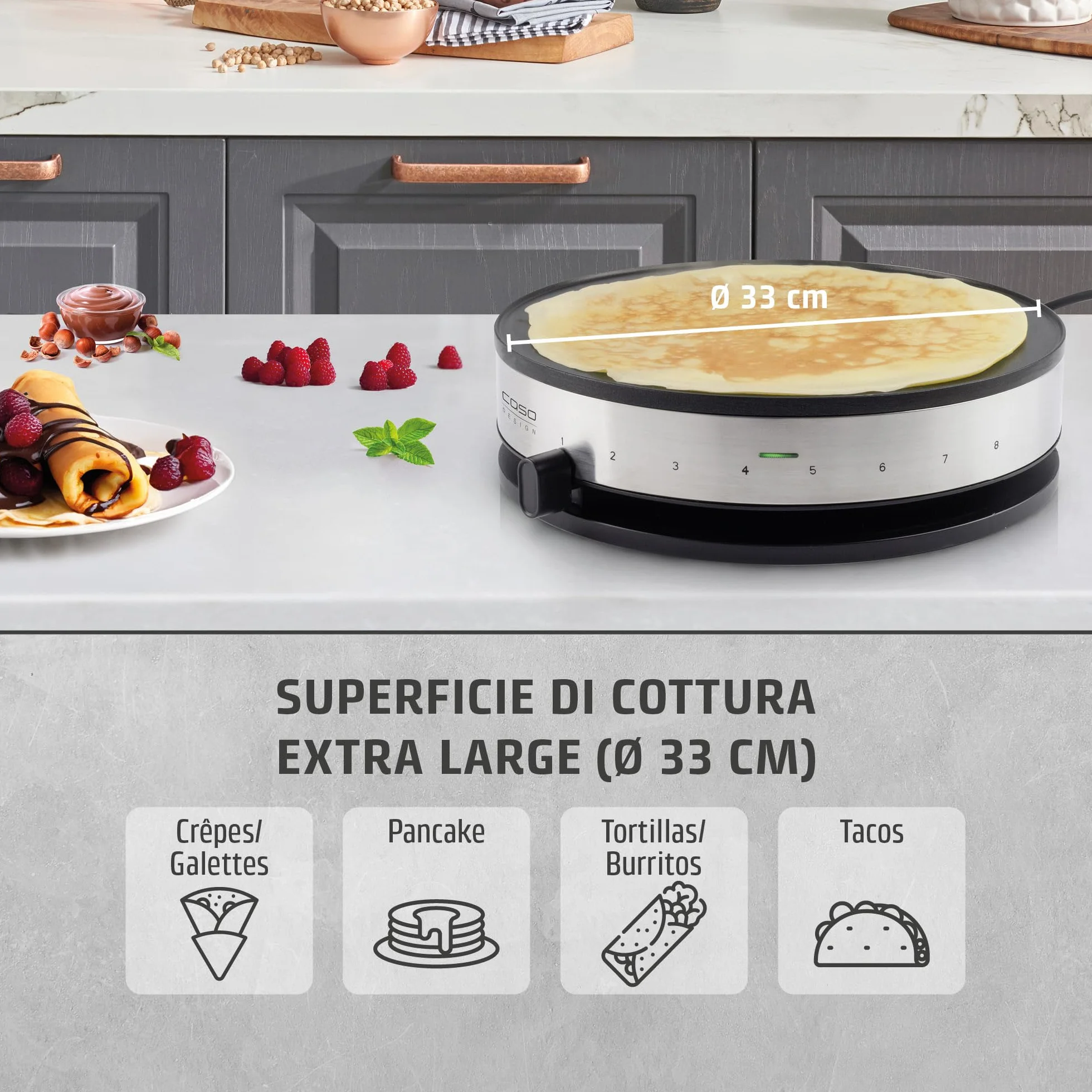 Caso 2930 Crepes Maker 33 cm 1300 W