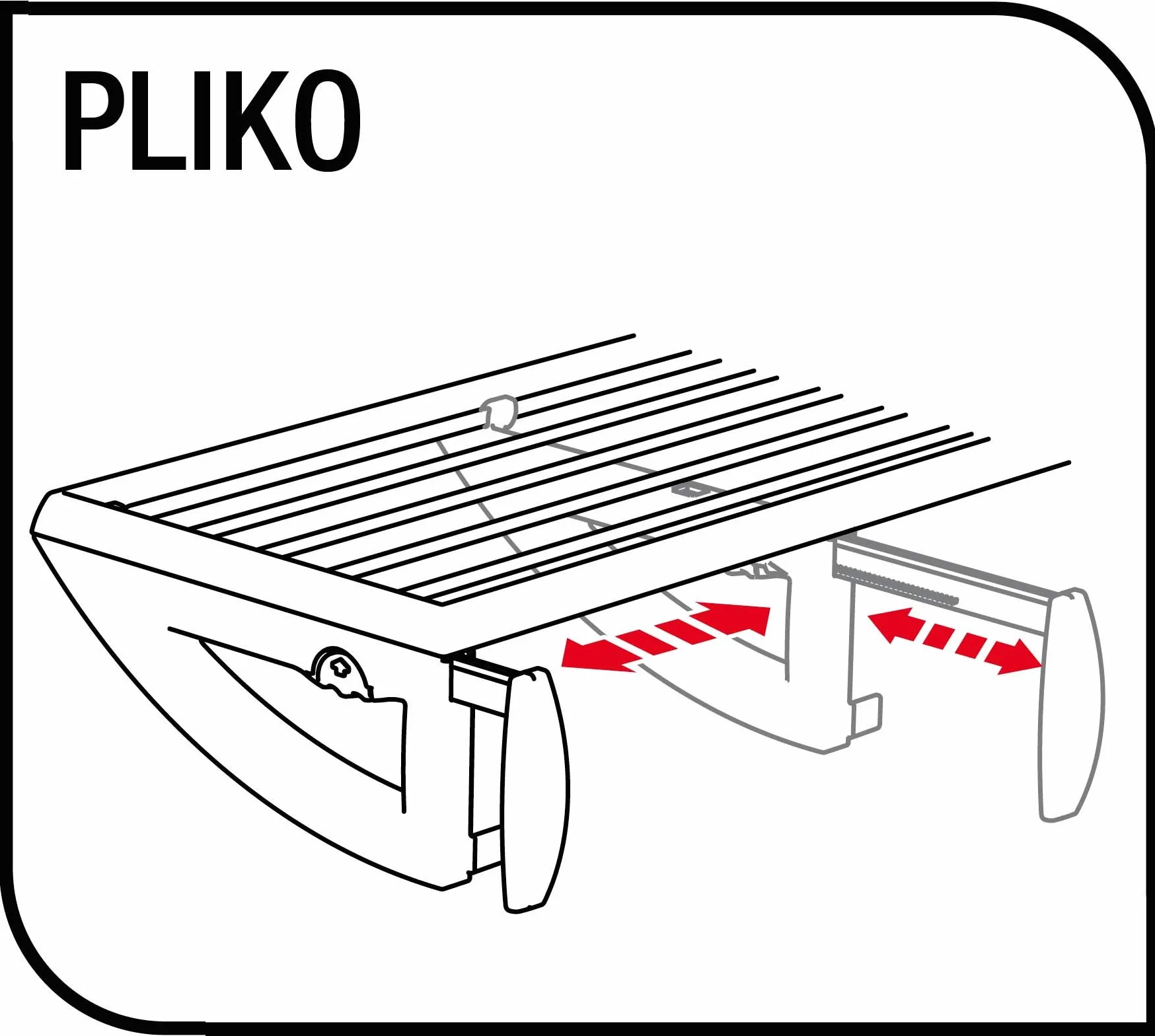 Gimi Pliko Stendibiancheria Da Termosifone In Resina, Stendino Da 3.5 M, Bianco, ‎‎55.5 x 28.5 x 13 cm, 2.5 Kg
