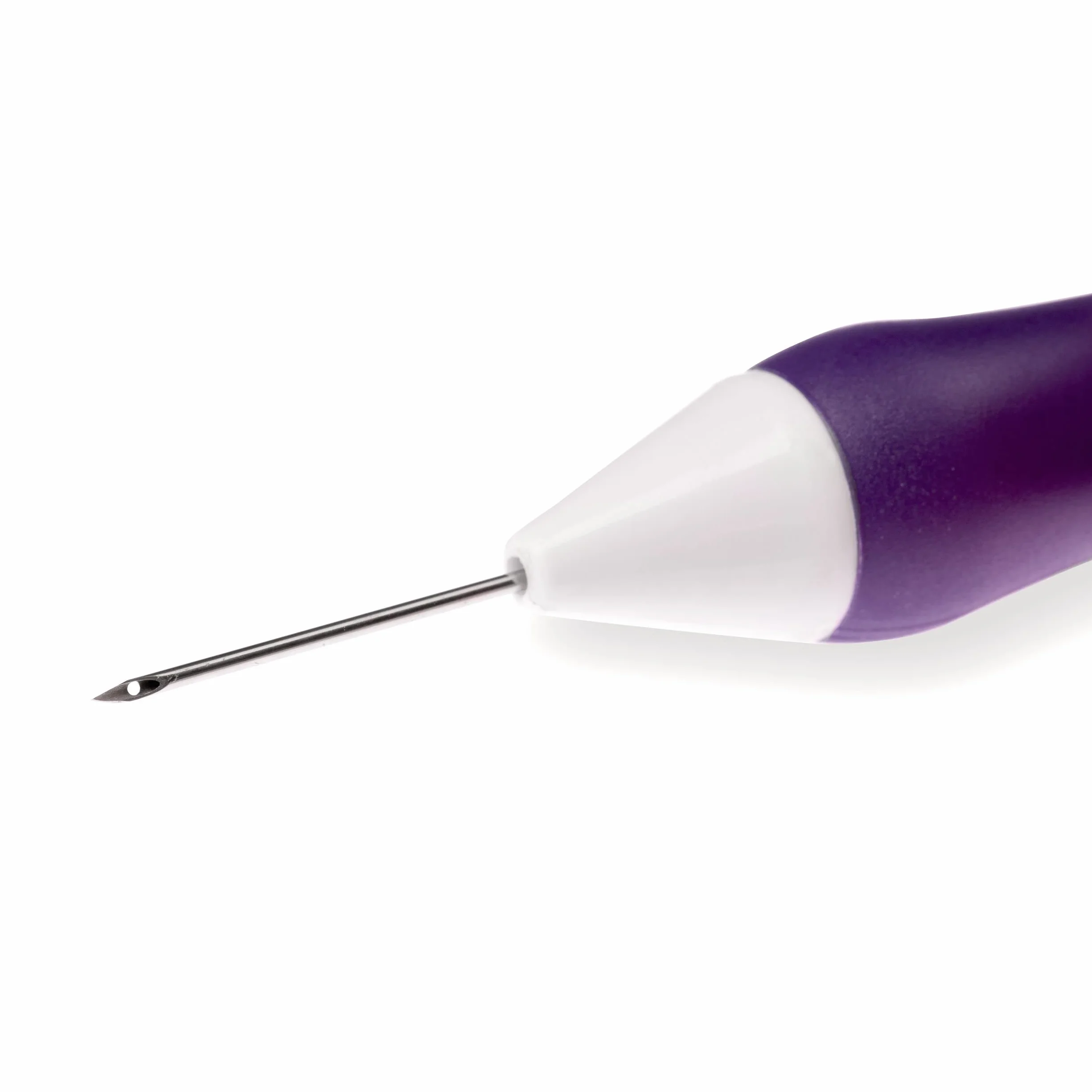 Prym Punch Needle, Purple, White, 1,3 mm / 1,6 mm / 2,2 mm