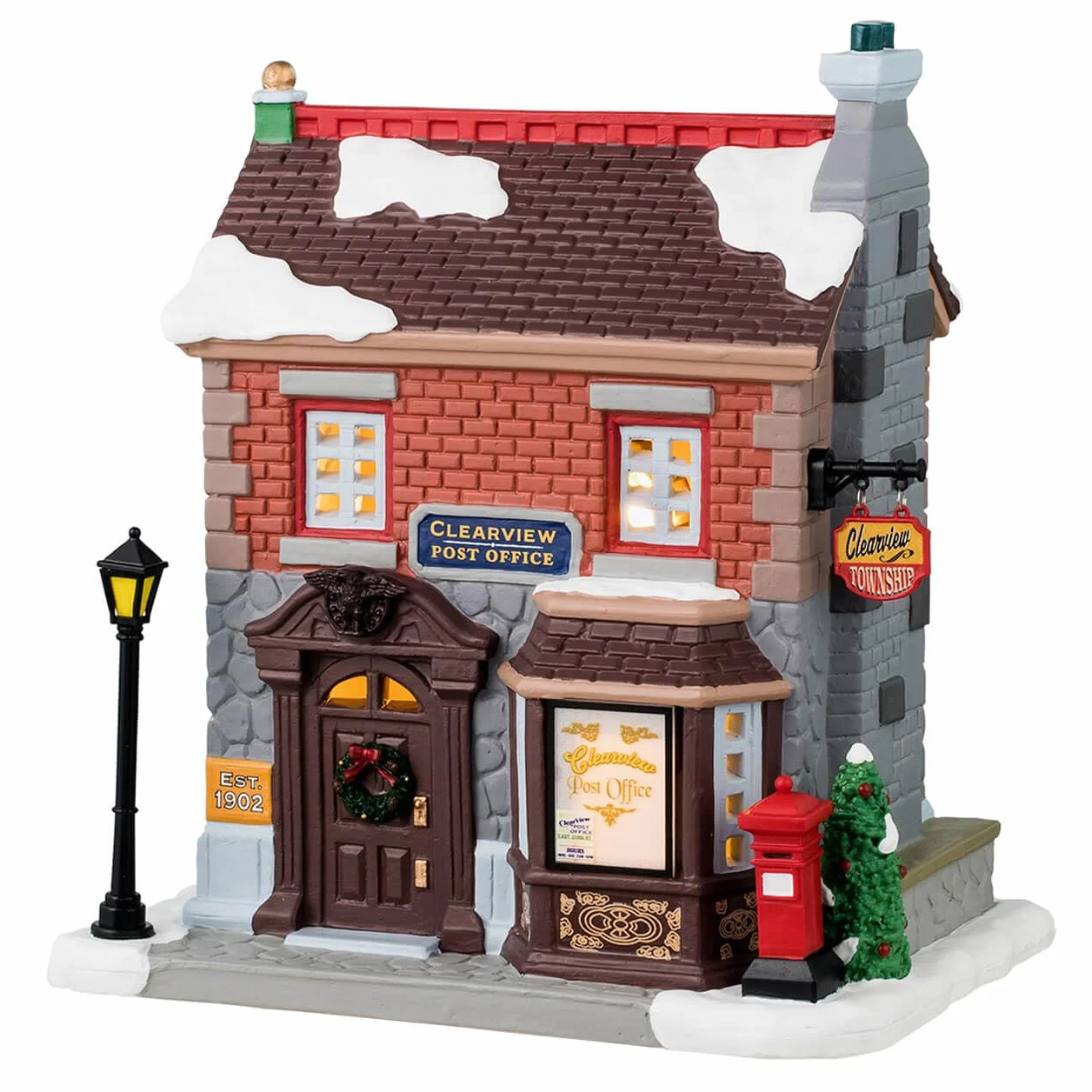 Lemax Christmas Village Ufficio Postale Clearview 45247