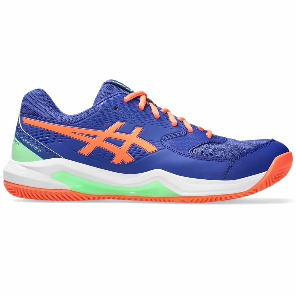 ASICS Dedicate 8 Clay Uomo Scarpe da Tennis Turchese Bianco