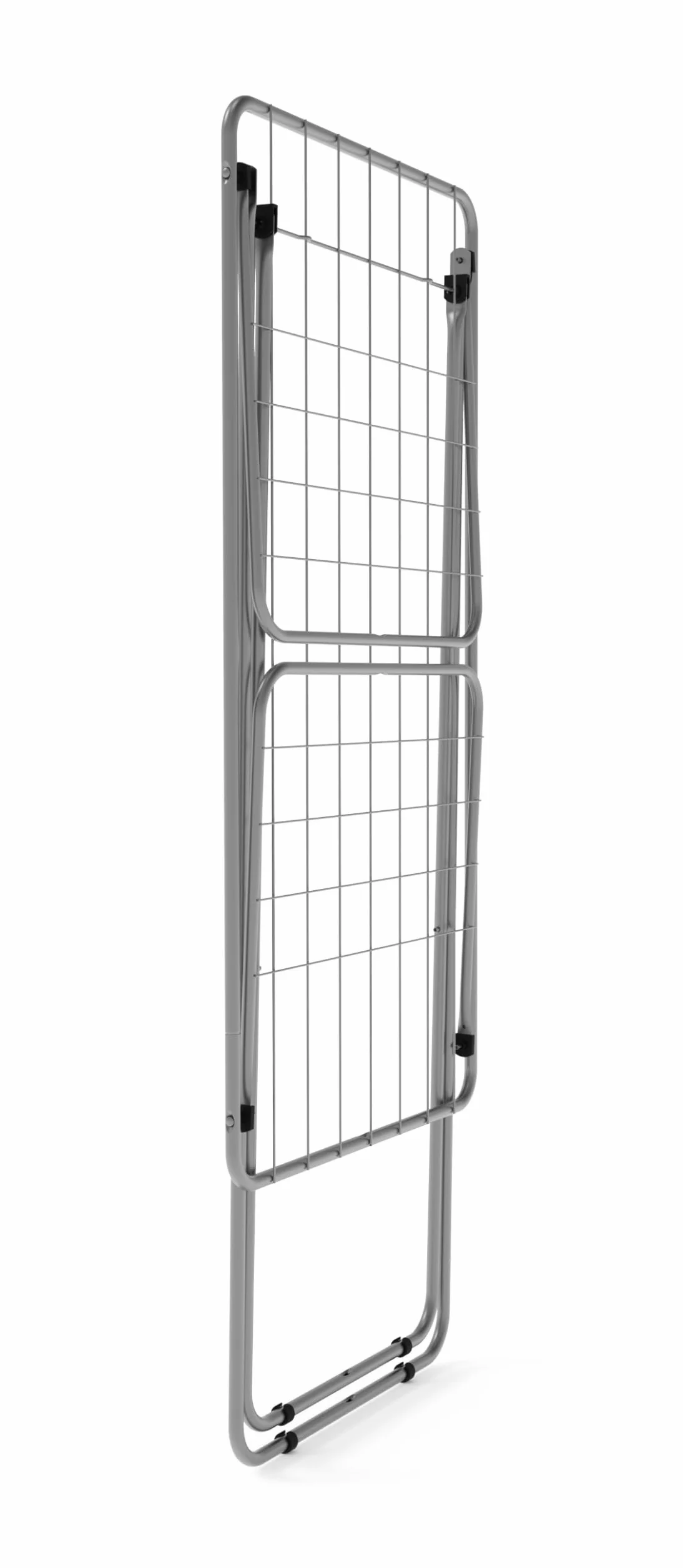 Stendibiancheria da Terra Richiudibile 18 Metri 180x55x105 cm Acciaio Piedi Antiscivolo Allungabile