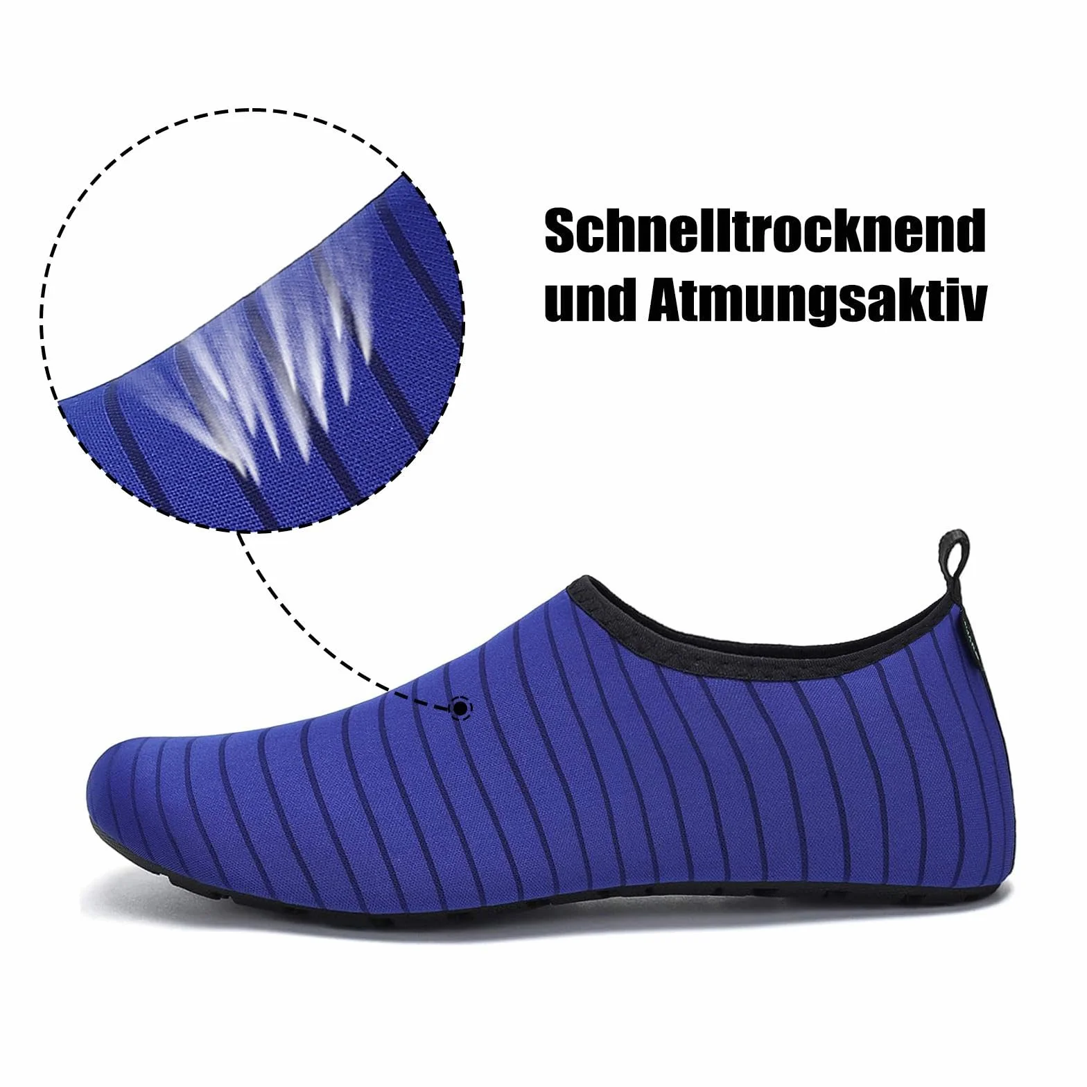 SAGUARO Scarpe da Scoglio Antiscivolo Leggere in Tessuto Elastico Asciugatura Rapida per Spiaggia Piscina Surf