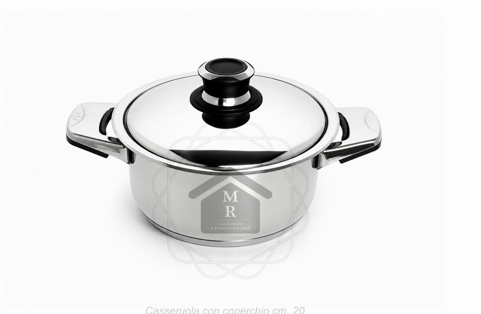Batteria Pentole Maxi 18 Pezzi in Acciaio Serie Dietetic Bavaria Ottingher