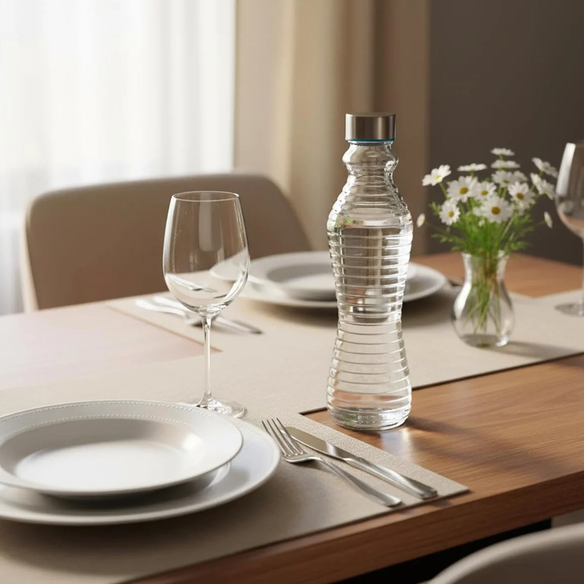 MI CASA Quid Bottiglia 50 CL Trasparente Line QD 0,5 L