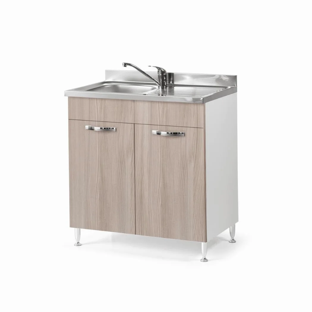 Small Mobile Mobiletto Sottolavello cucina ideale per cucine componibile (85x50x80)