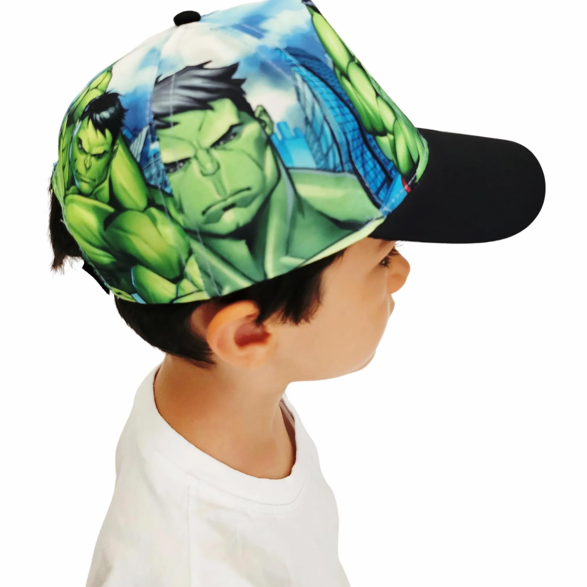 Avengers Hulk Cappello con Visiera da Ragazzo Bambino Berretto da Baseball Regolabile