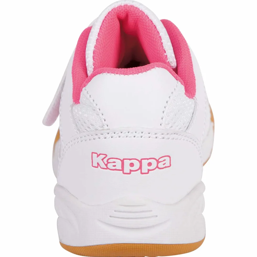 Kappa Kickoff Scape sport indoor Unisex bambini ragazzi Bianco white l'pink 37 EU