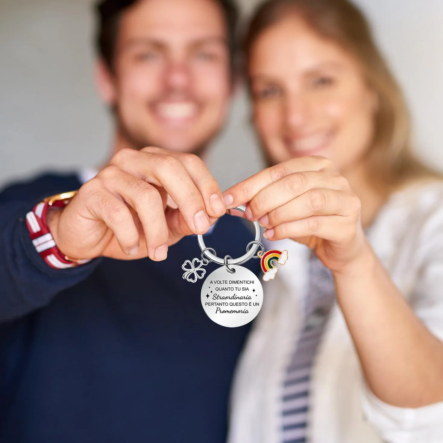 Positiva Patata Italiano con Carta Motivazionale Portachiavi, Patate Portafortuna, Scuola Patate Bambola, Incoraggiamento Compleanno Laurea Regalo per Maestra Amica Collega Sorella Adolescente-21