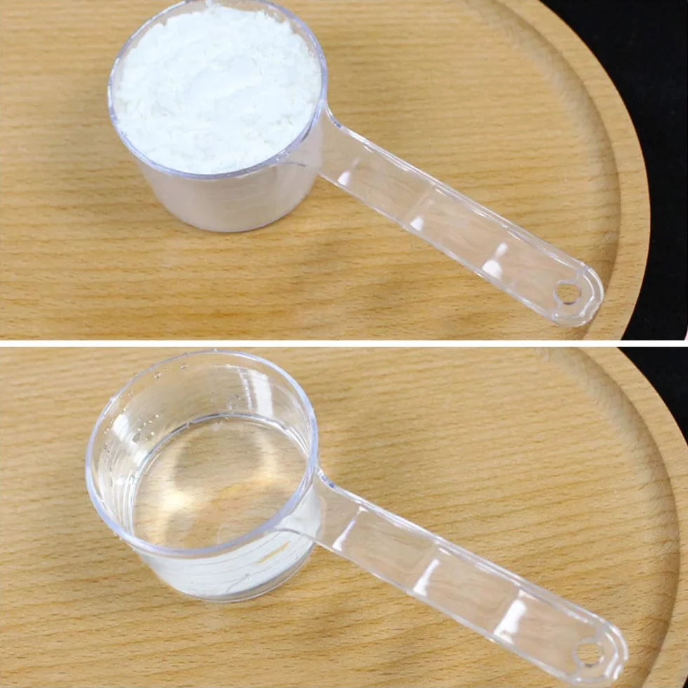 Cucchiaio dosatore 50 ml, 25 g, trasparente con scala 10 ml, 20 ml, 30 ml, 40 ml, 50 ml (trasparente)
