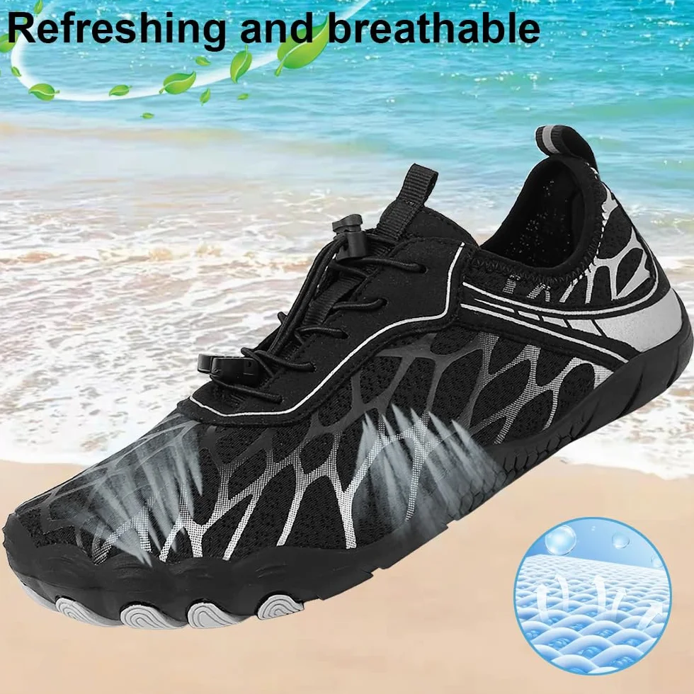 Scarpe da Scoglio Uomo Donna Barefoot Scarpe da Surf Antiscivolo Asciugatura Rapida 36-46 EU