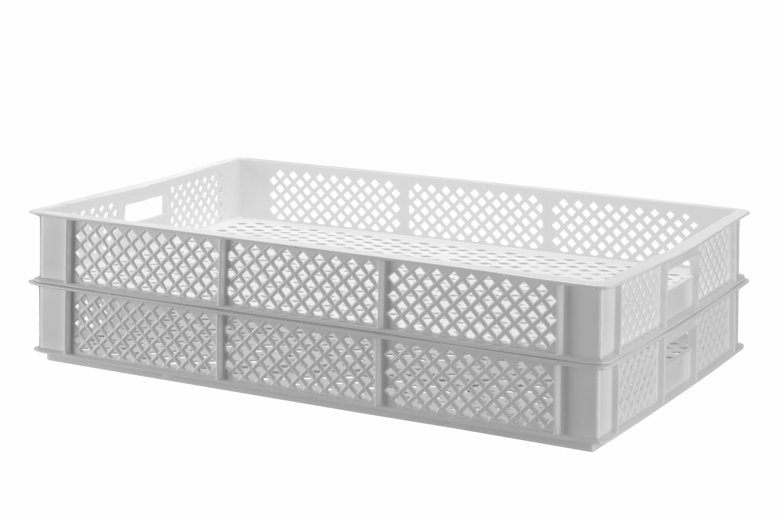 HENDI Cassetta per essiccazione della pasta fresca, di plastica forata, senza BPA, resistente alle temperature da -40°C a 90°, scatola, contenitore per asciugare pasta fresca, 600x400x(H)70mm, HDPE