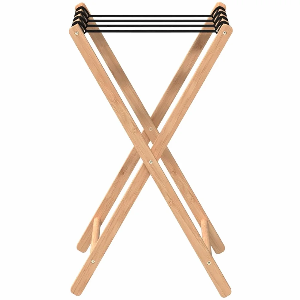 vidaXL Portabagagli 68,5x38x58 cm Bambù
