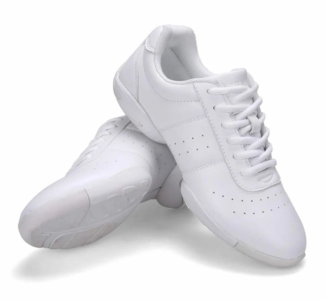 Scarpe da ballo donna con lacci bianco 38 EU per palestra sport aerobica