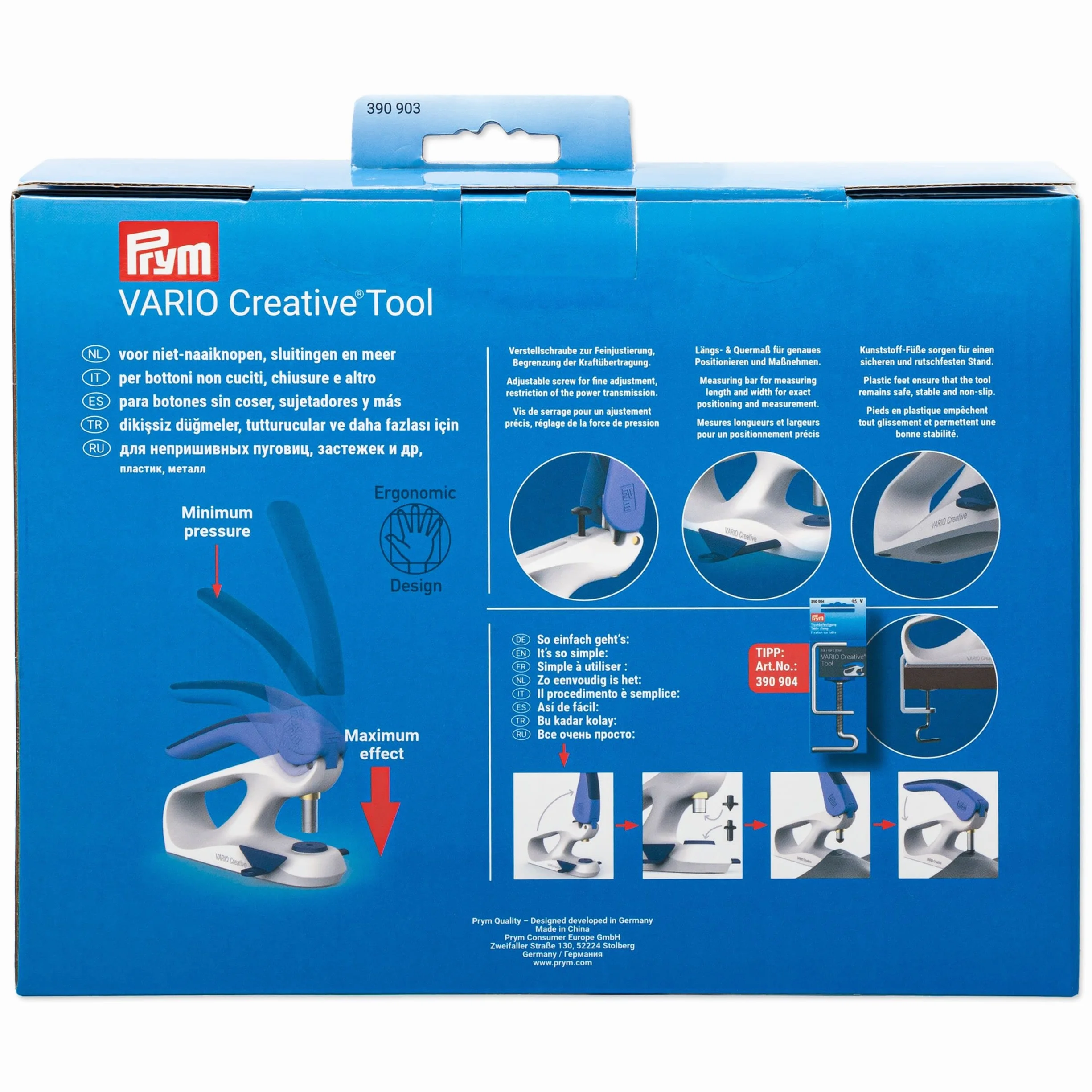 Prym - Prym Vario Creative Strumento di Punzonatura - 1 Pezzo
