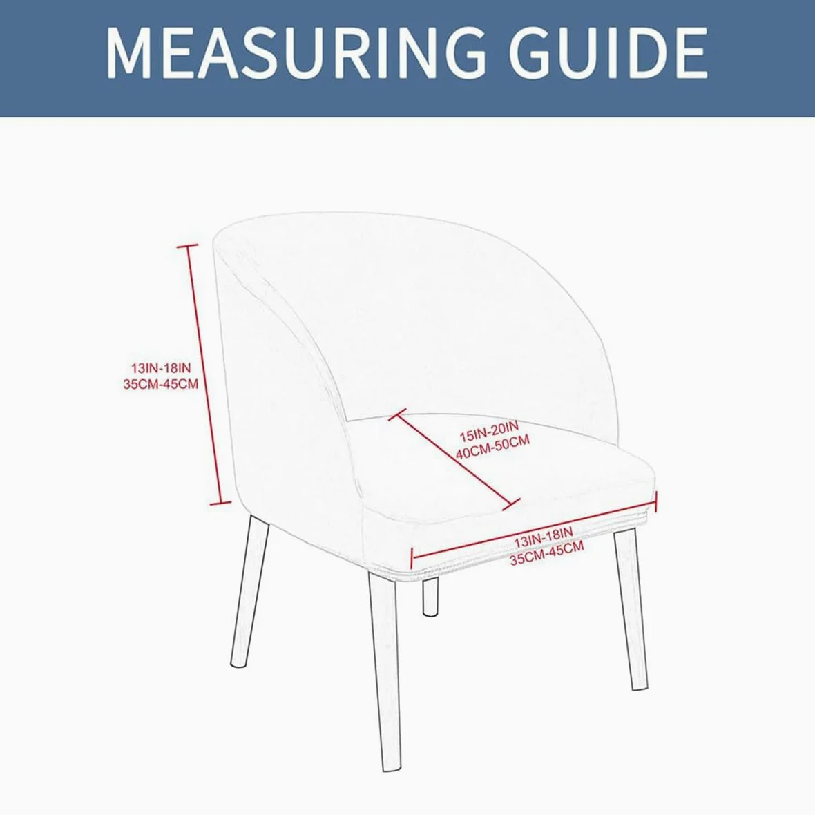 Coprisedia in velluto scandinavo con braccioli, 4 pezzi, elastici, per sedie da ufficio, ristoranti, bar, mobili da cucina