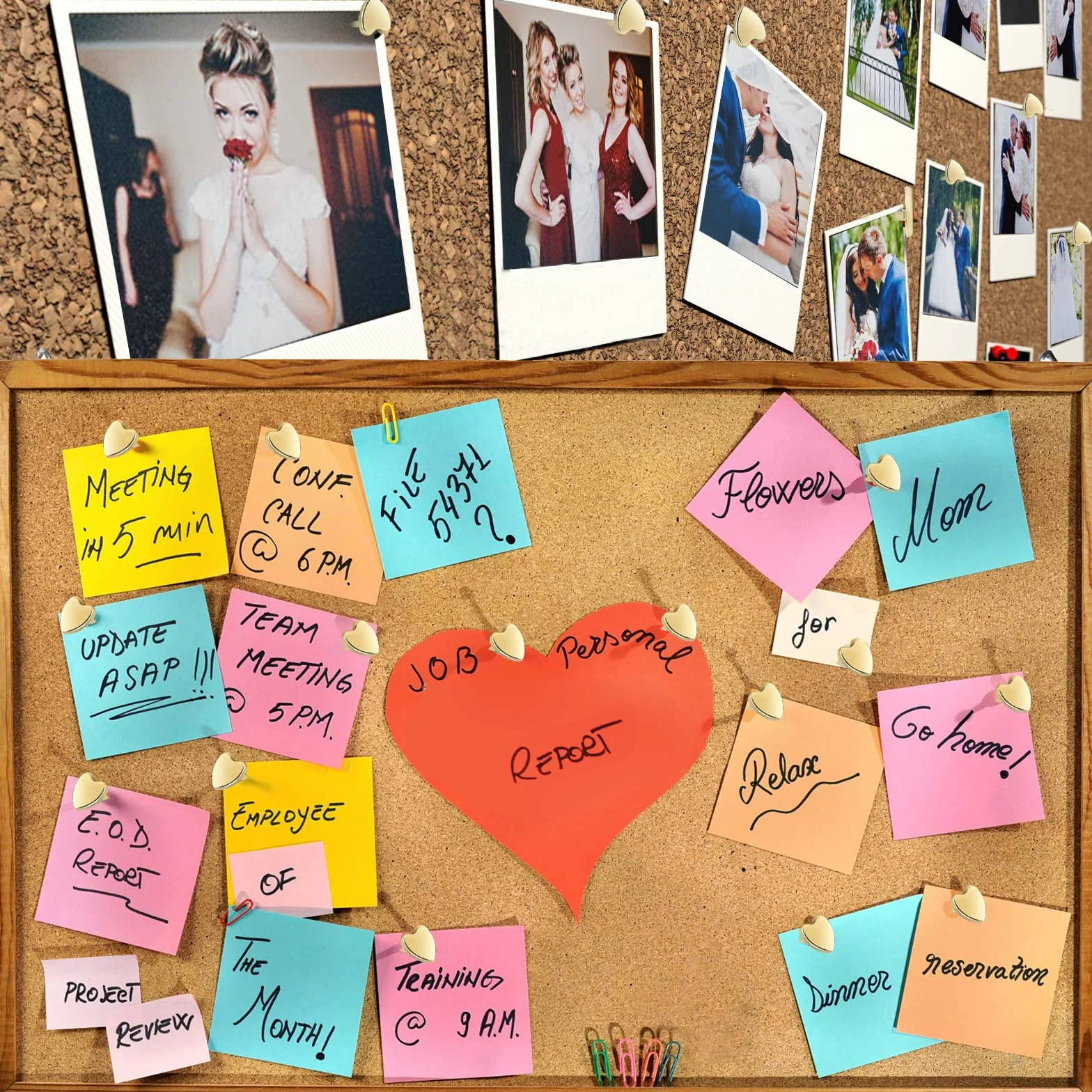 200 Pezzi Fermacampioni a Forma di Cuore in Metallo per Scrapbooking Decorazioni DIY