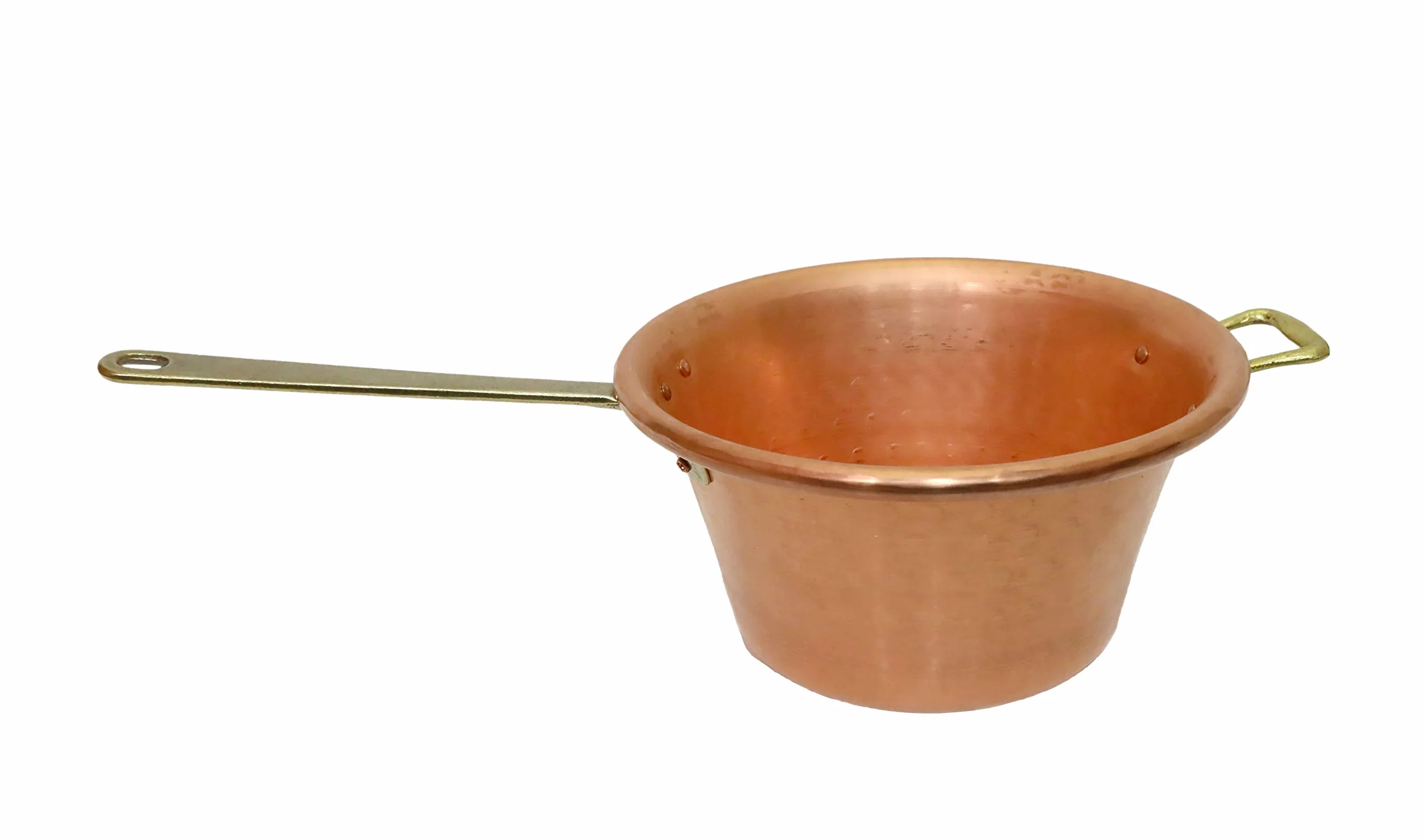 CERIANI Paiolo in Rame per Polenta Manico in Ottone Diametro 24cm
