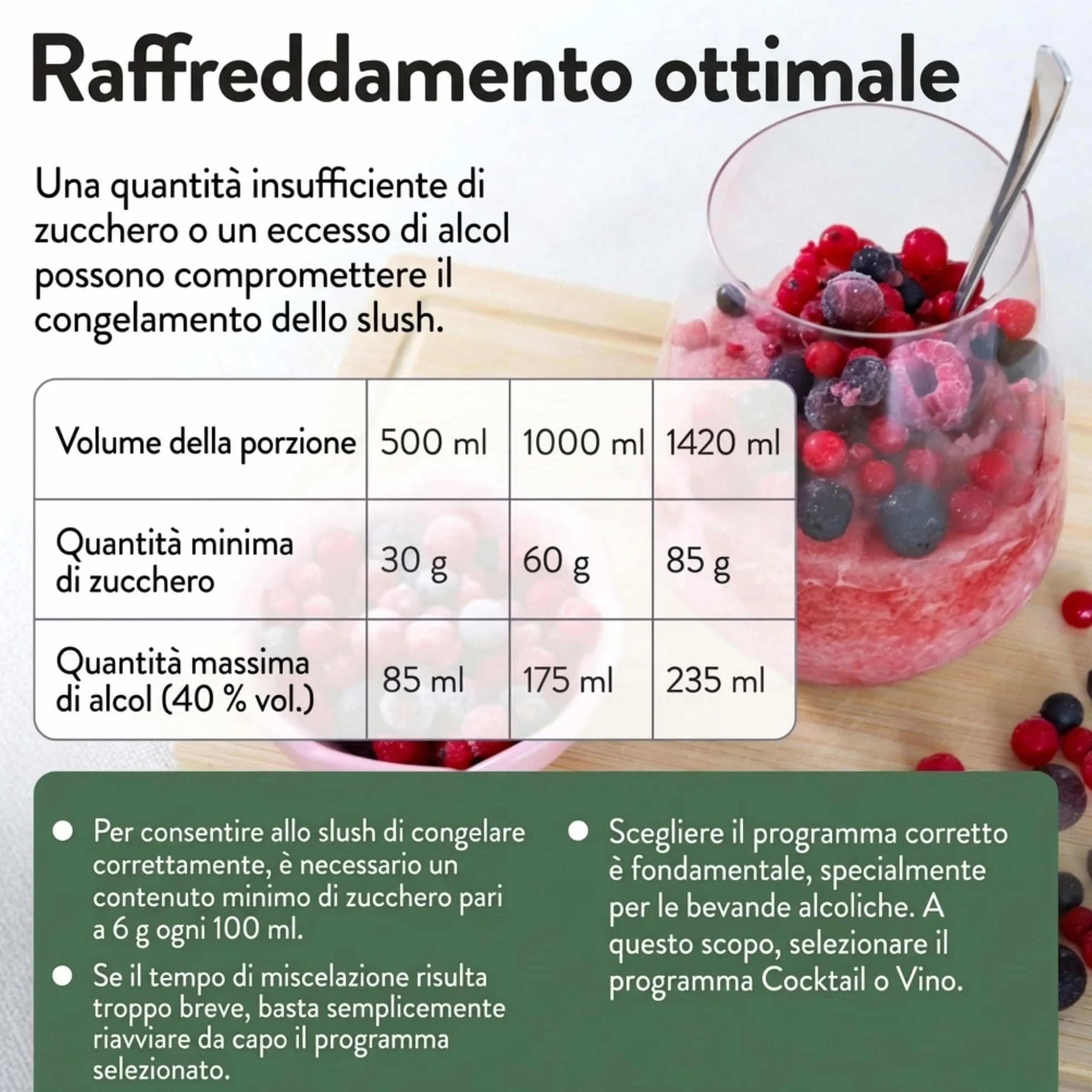 Springlane Macchina per slush da 2 litri, antracite, consistenza regolabile, autopulente