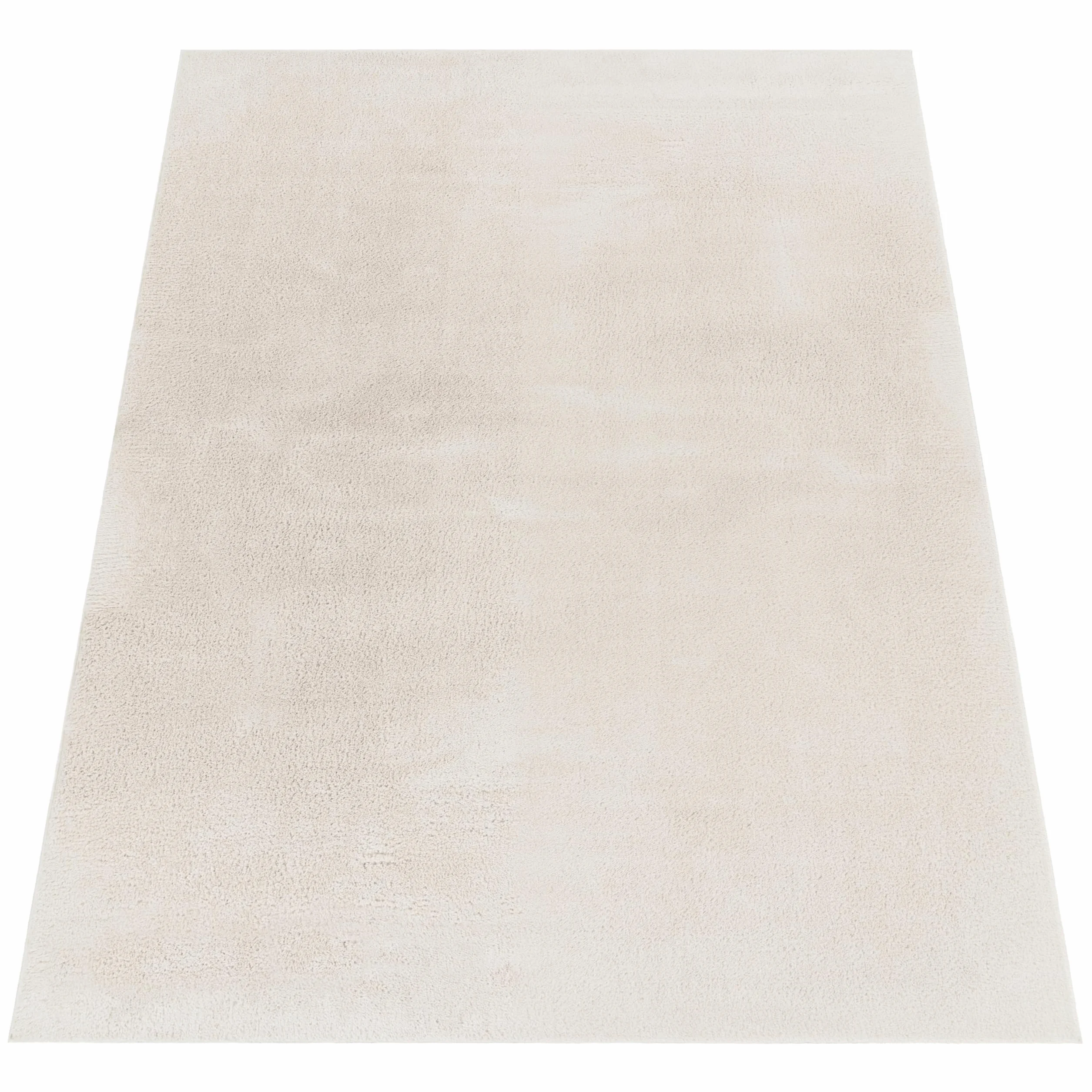 Paco Home Tappeto Moderno Lavabile Fluffy Uni Effetto Pelliccia Antiscivolo 240x340 cm Crema