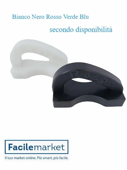 Raschietto per Taglieri in Polietilene Facilemarket Bianco