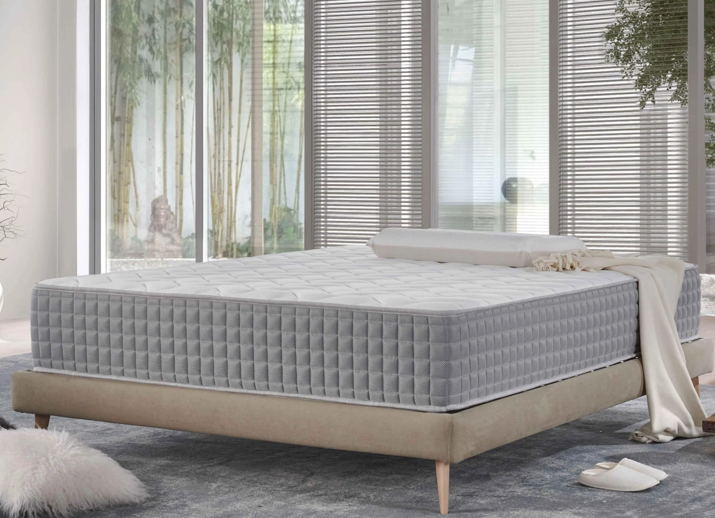 Mentor - Materasso Water Foam Med H4 MATRIMONIALE 160x190 ORTOPEDIC MED H30 MAXI GEL DISP. MEDICO DETRAIBILE detraibile - 11 zone