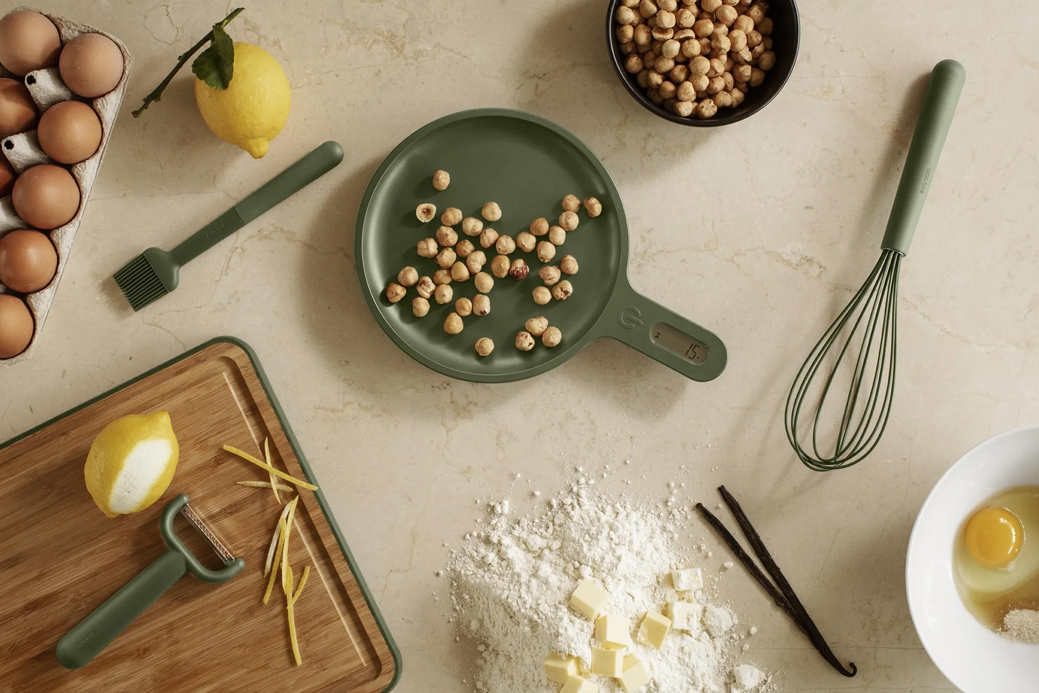 EVA SOLO Bilance da cucina Green Tools con display sul manico Verde
