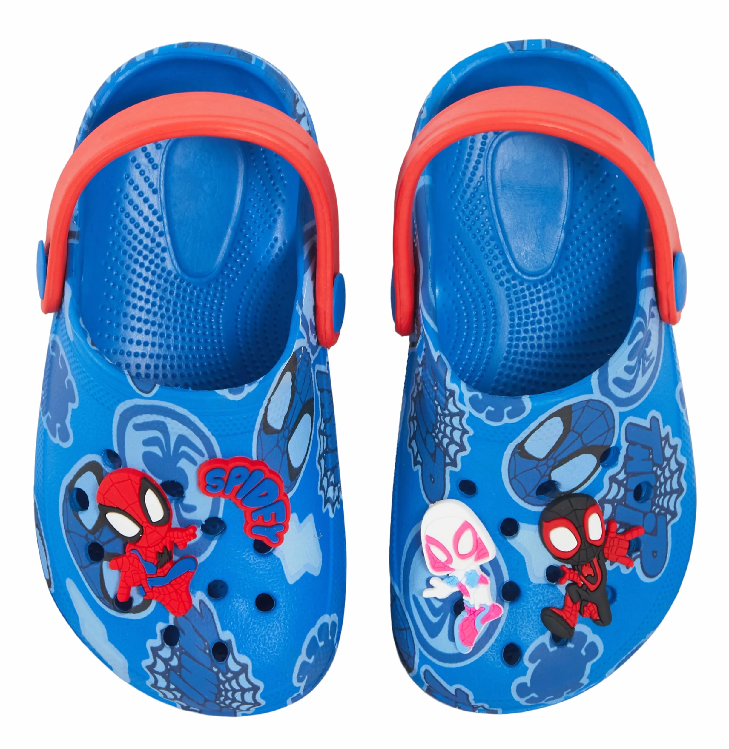 Spidey per Bambini e i Suoi Fantastici Amici Spiderman Zoccoli Sandali con ciondoli distintivi Ciabatte estive con Cinturino alla Caviglia Scarpe da Spiaggia
