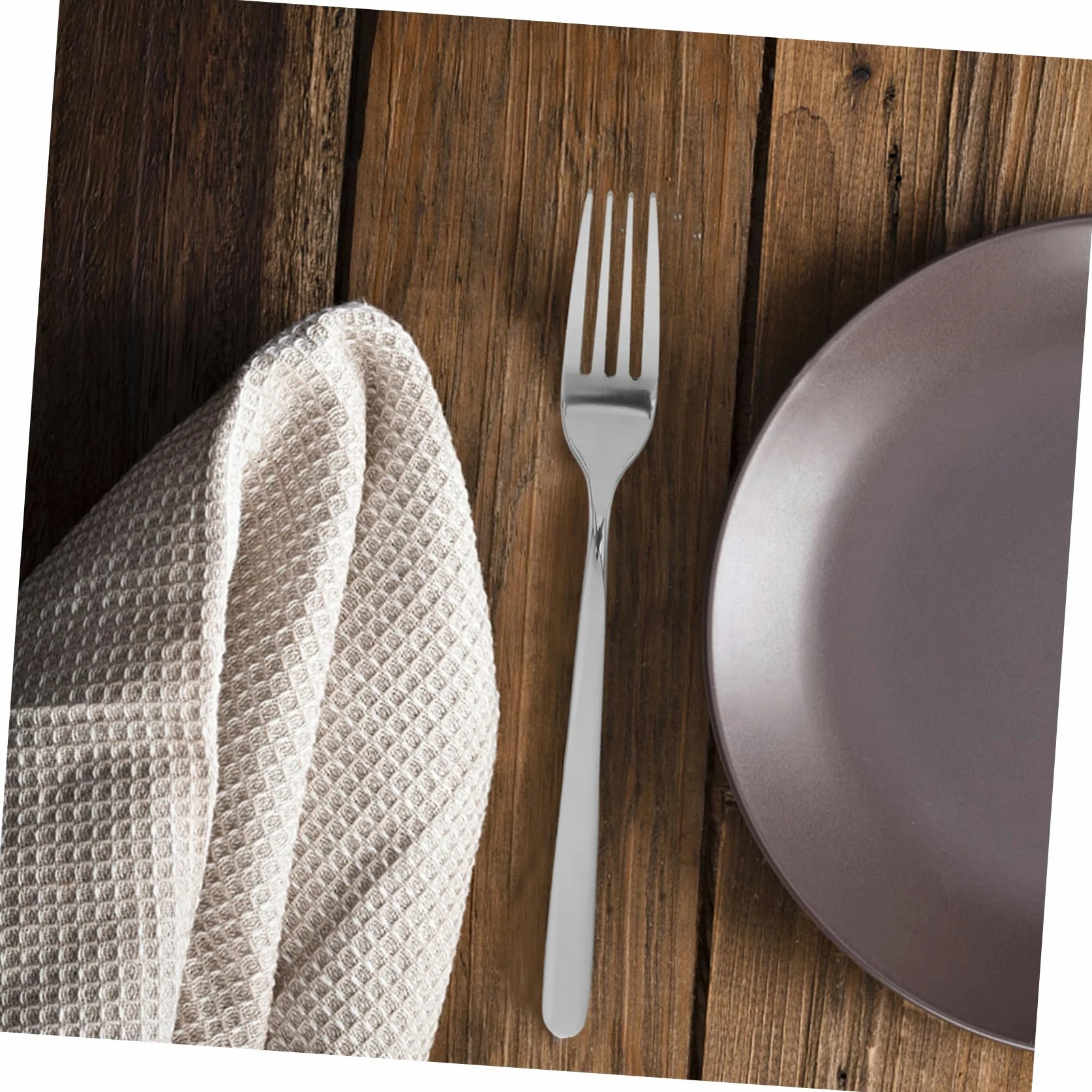 DECHOUS 12 Pezzi Di Forchette Per Posate in Acciaio Inossidabile, Set Di Forchette Per Cena Di Nozze, Lavabili in Lavastoviglie, Per Casa, Ristorante, Hotel, Posate Moderne Per Antipasti,