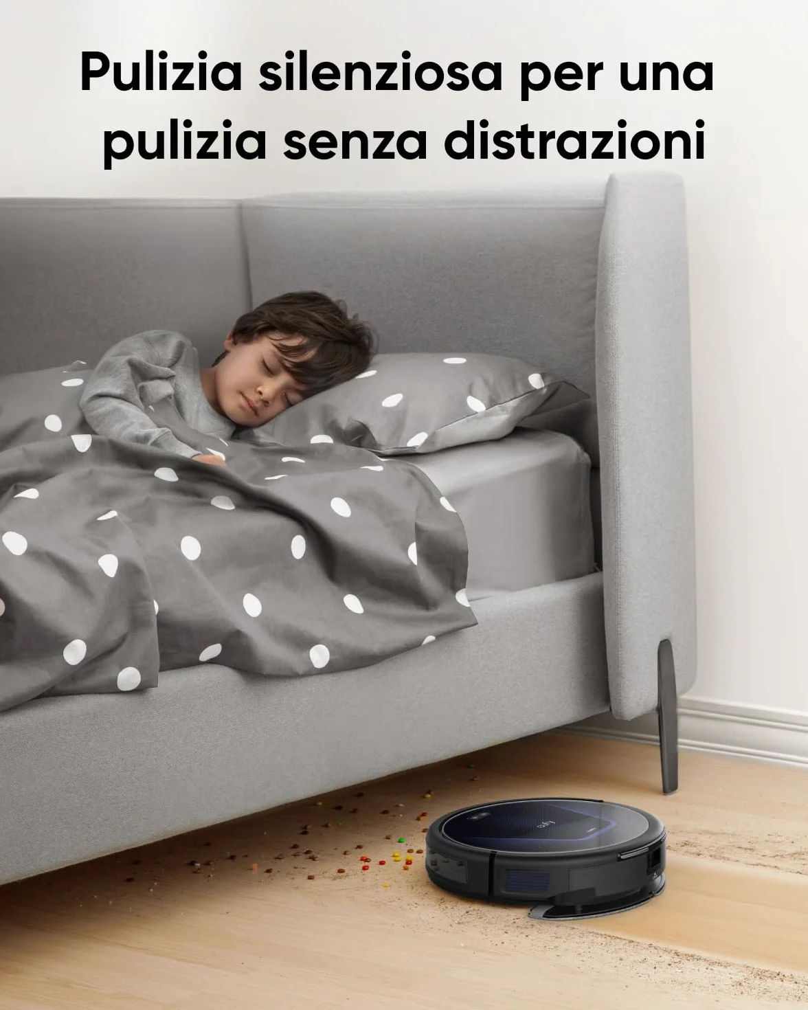 eufy G50 Robot Aspirapolvere 4000 Pa Spazzola Antigroviglio Navigazione Dinamica Ricondizionato