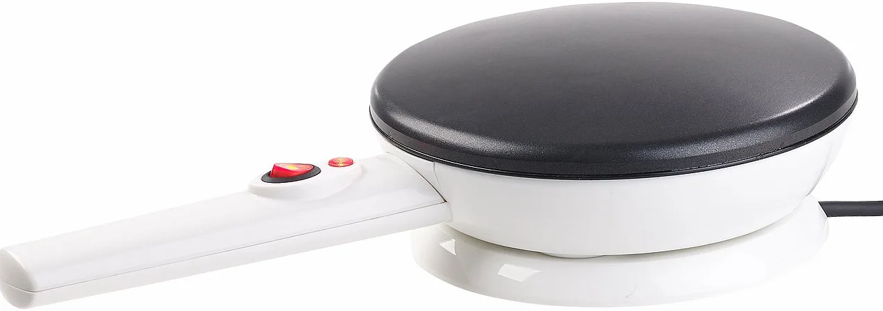Rosenstein & Söhne Crepiere Elettriche 20 cm 800 W - Crepe Maker Macchina per Crêpes Wireless