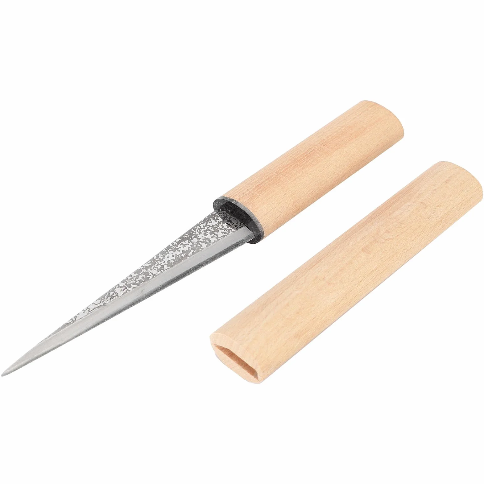 Coltello per Intaglio del Ghiaccio in Stile Giapponese, Strumento Manuale per Barman per Ghiaccio con Copertura Protettiva, Lama in Acciaio ad Alto Tenore di Carbonio per