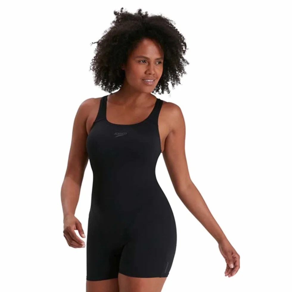 Speedo Donna Costume da bagno con gambe lunghe Eco Endurance+, Resistenza al cloro, Tessuto riciclato, Swim Fitness, Allenamento, Vacanze