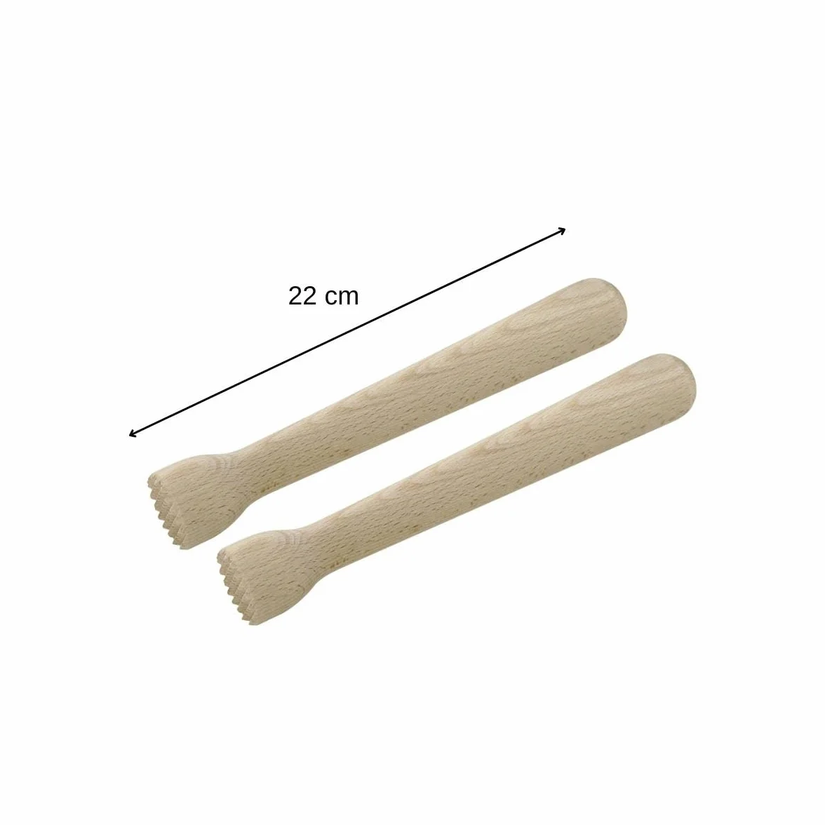 Set da 2 Pestelli Legno Marrone 50 x 50 x 20 cm