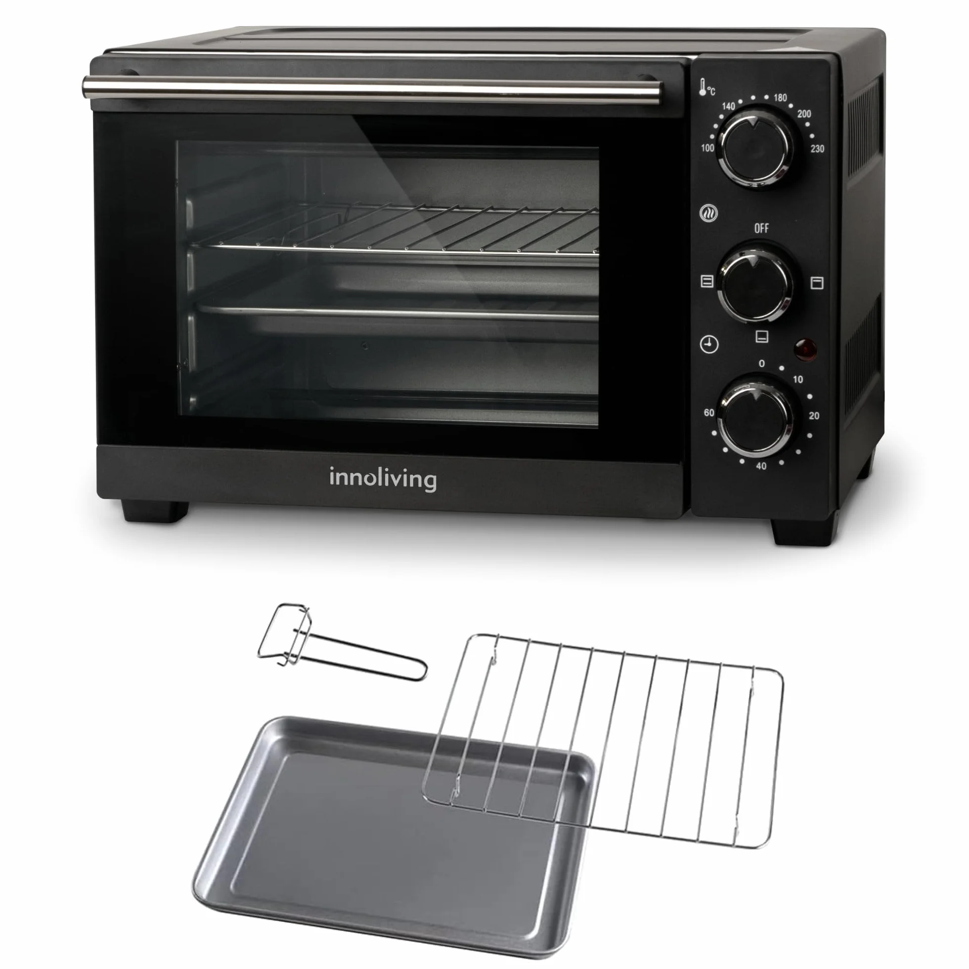 Innoliving Forno Elettrico 15 Litri 1200W Timer 60 Minuti 230°C