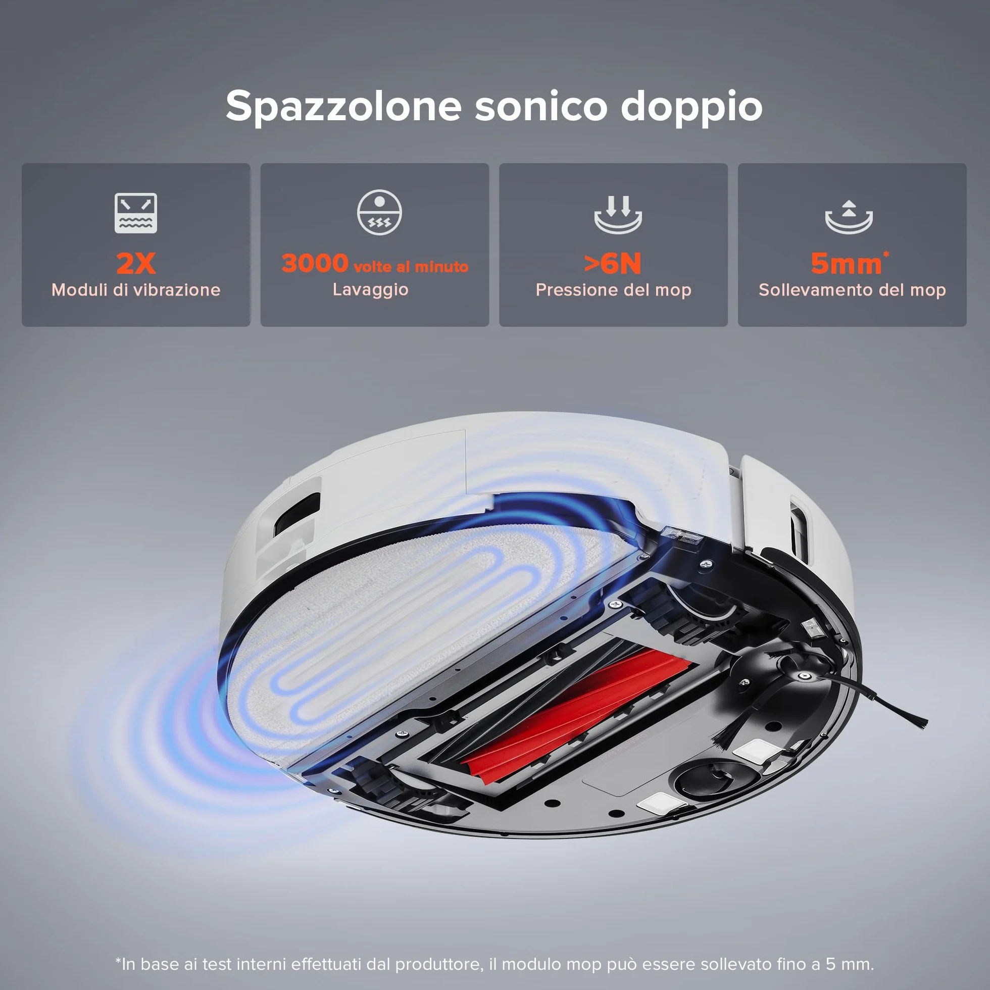 Roborock S8 Pro Ultra Robot Aspirapolvere Lavapavimenti, 6000Pa, Reattivo 3D (Ricondizionato)
