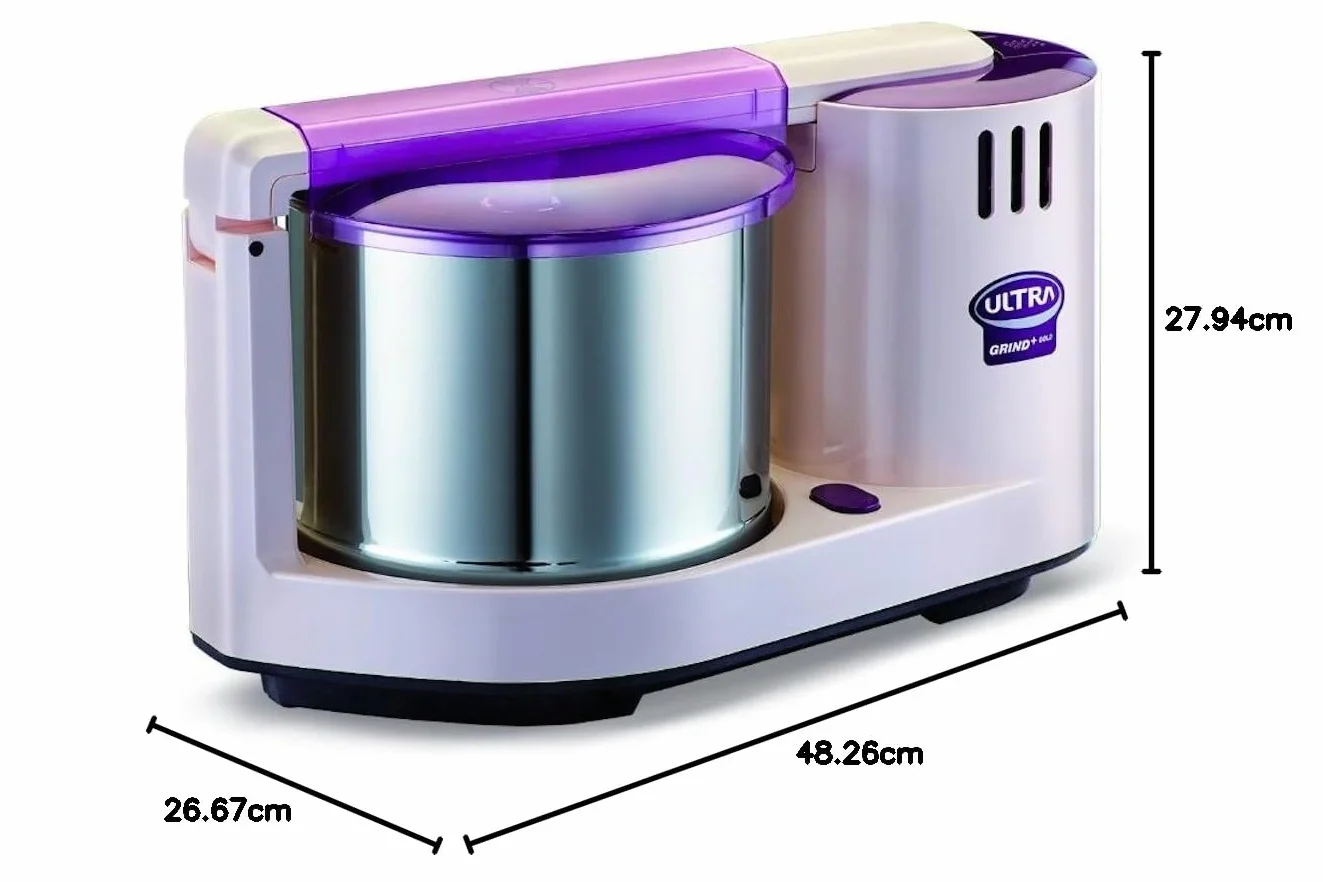 Ultra Grind+ Gold - Smerigliatrice da tavolo da 2 litri, con impastatrice Atta, 110 Volt