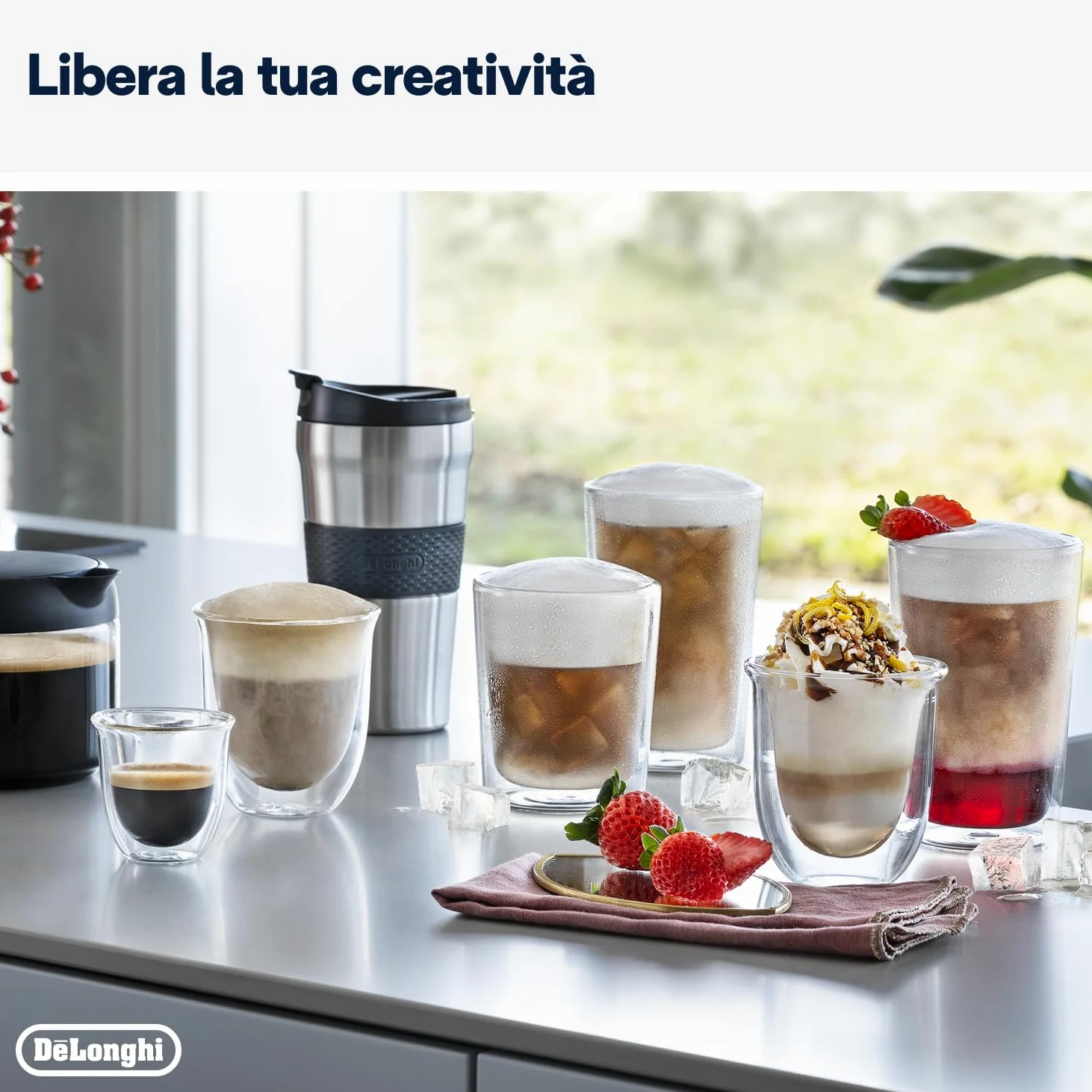 De’Longhi Eletta Explore – Perfetto Macchina da Caffè Automatica, LatteCrema Montalatte Automatico, 50 Bevande in un Solo Tocco, Display Touch a Colori, Grigio Scuro (ECAM452.57.G)