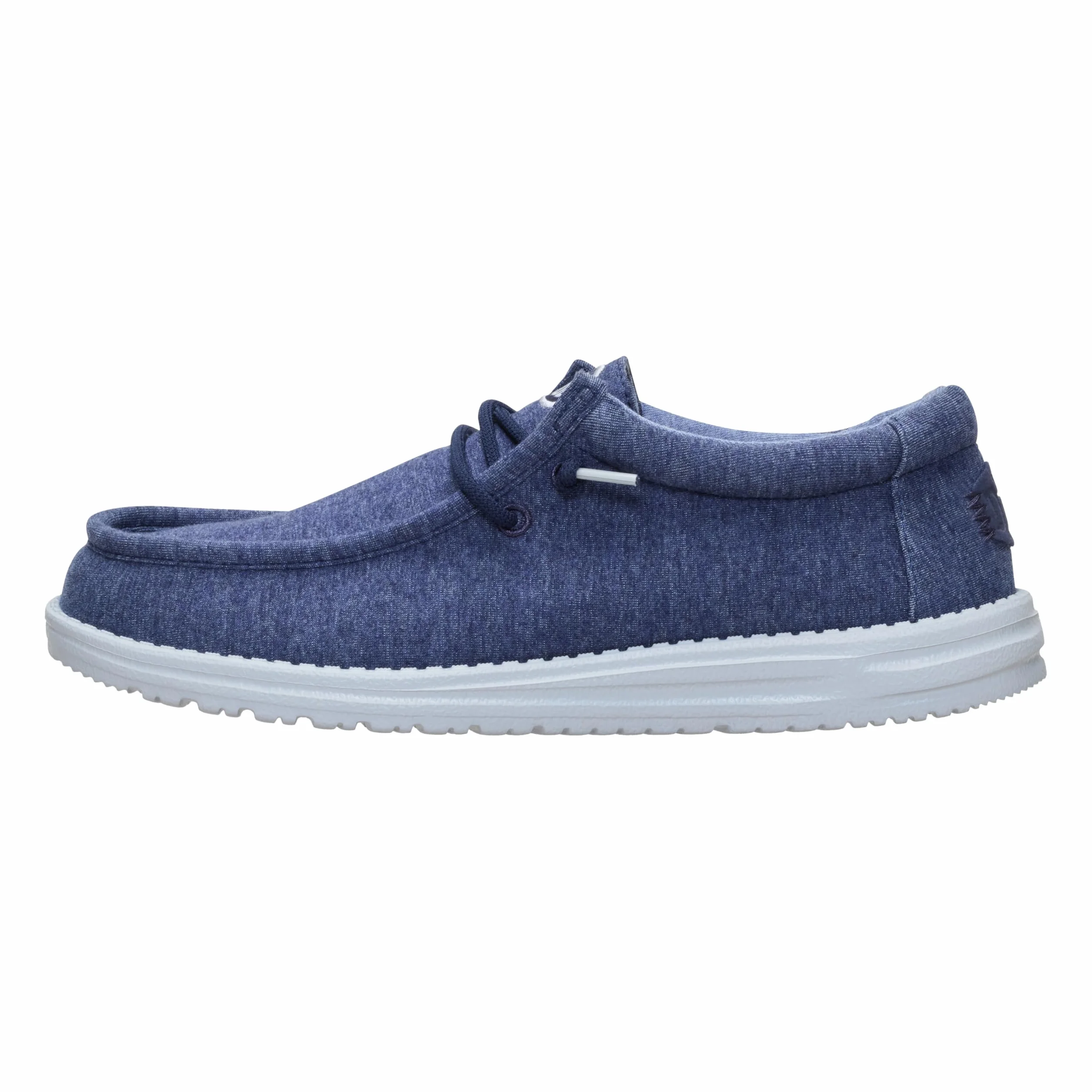 HEYDUDE Wally Scarpe da uomo in jersey elasticizzato mocassini da viaggio leggeri con lacci elastici