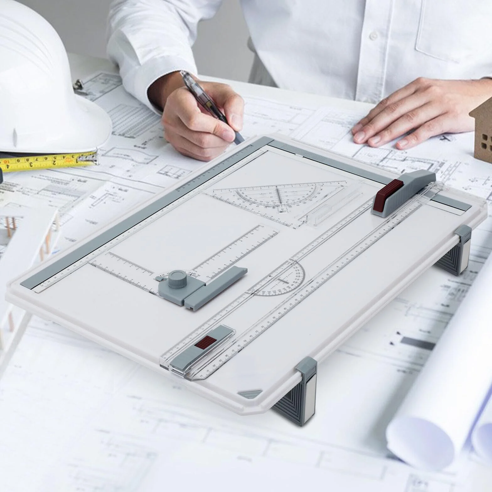 Tavola da disegno A3 professionale con righello scorrevole e squadra a T