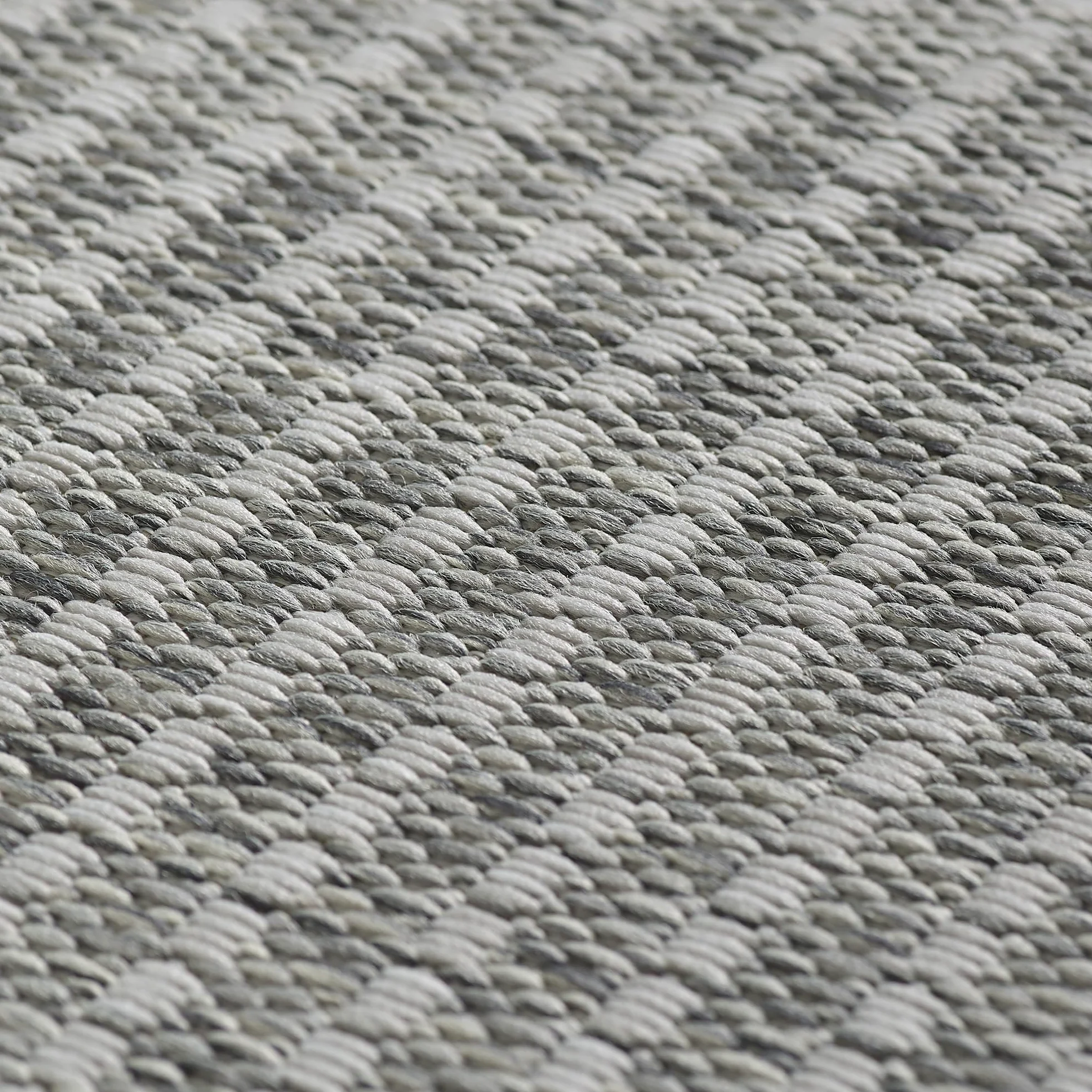 SIMPEX Tappeto da Esterno per Terrazza, Balcone e Giardino, Tappeto da Cucina Monocolore, Tappeto Lavabile in Varie Misure e Colori Grigio, 200 x 290 cm