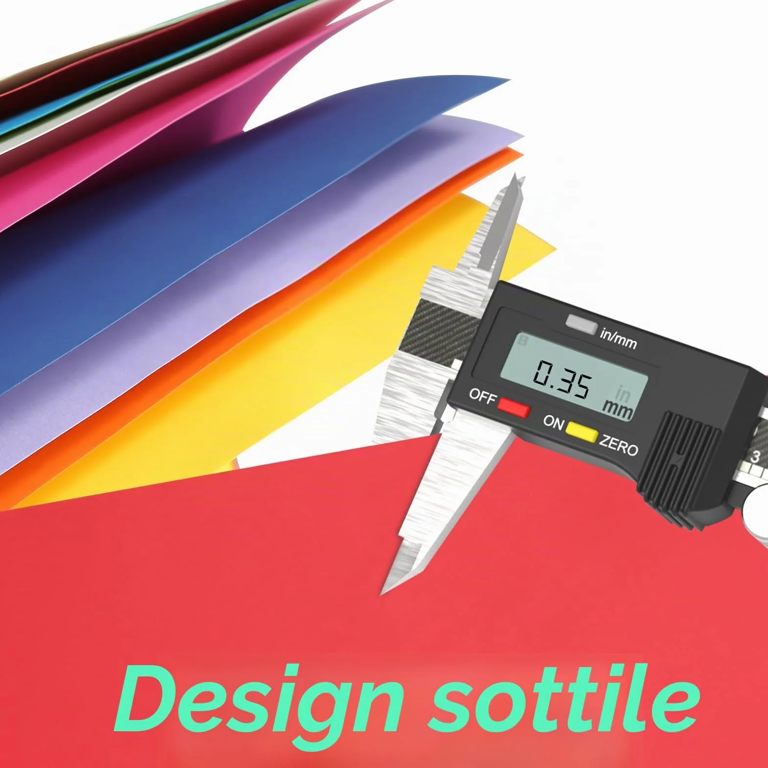 Set cartoncini colorati A4 60 fogli origami 250g/m² 20 colori per bambini