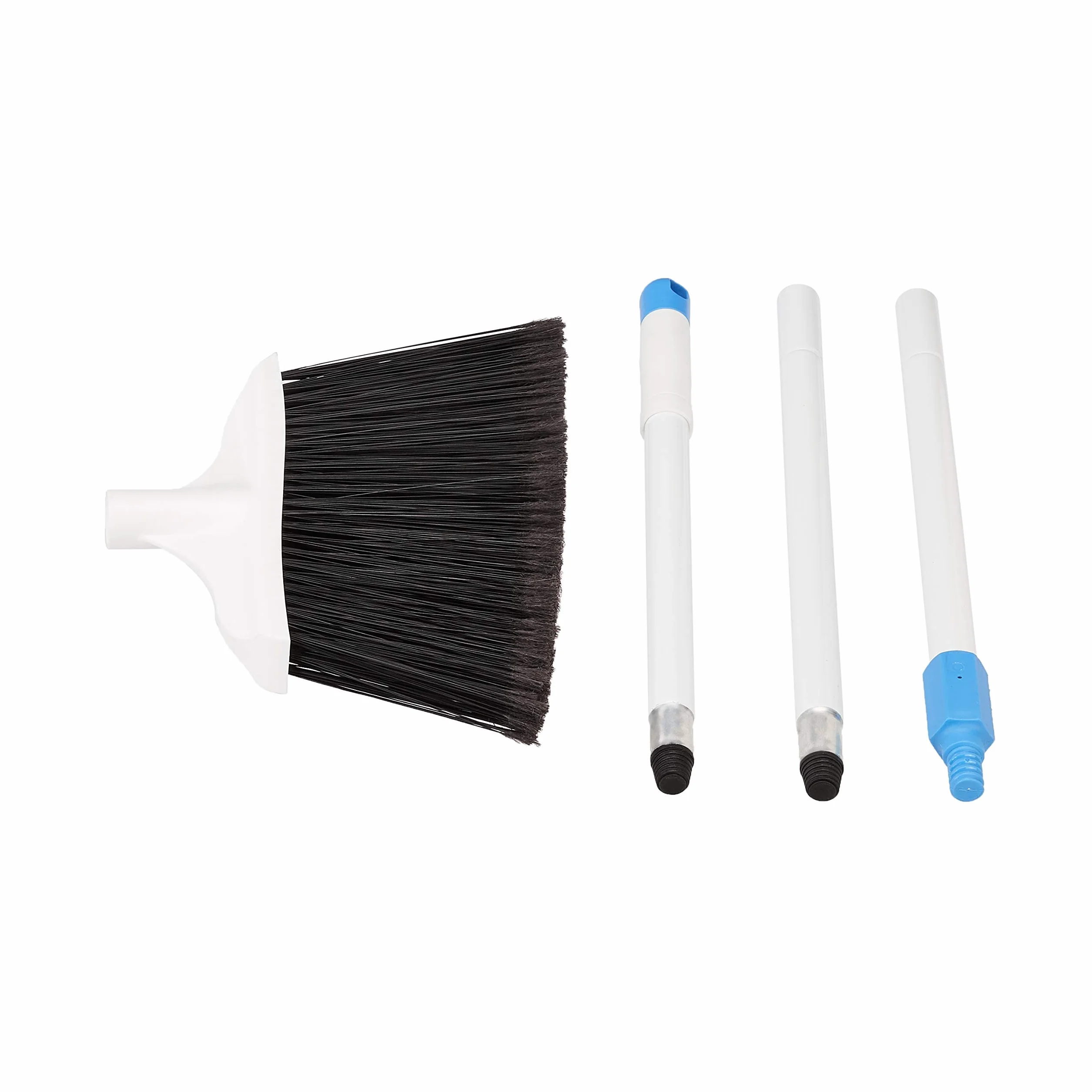 Amazon Basics Scopa per impieghi gravosi, blu e bianco