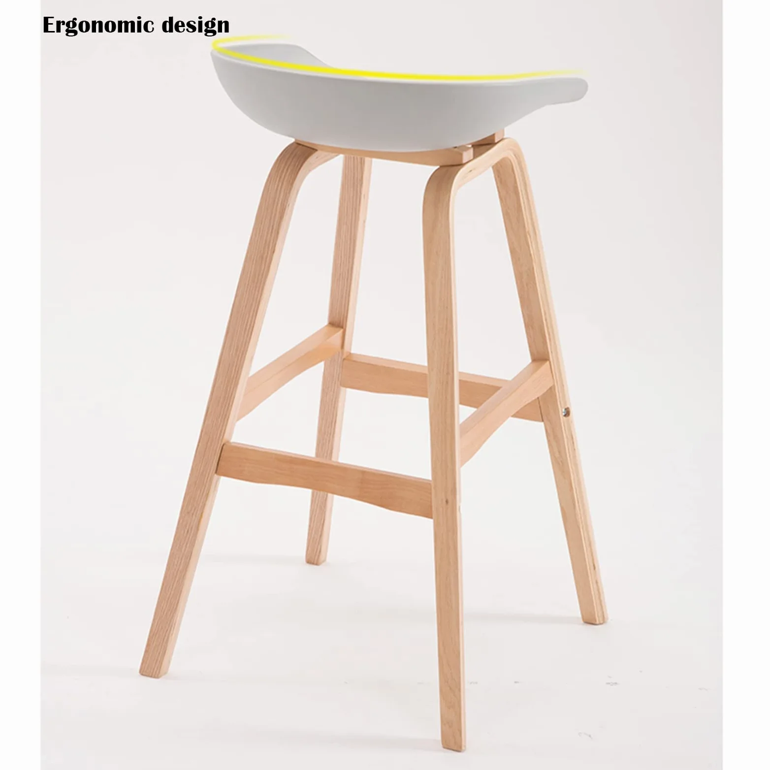 Sgabello da Tavolo Combinazione Tavolo E Sedia Semplice Nordico Ristorazione Negozio di tè Reception Tavolo Alto Sedia Tavolo Rotondo Semplice