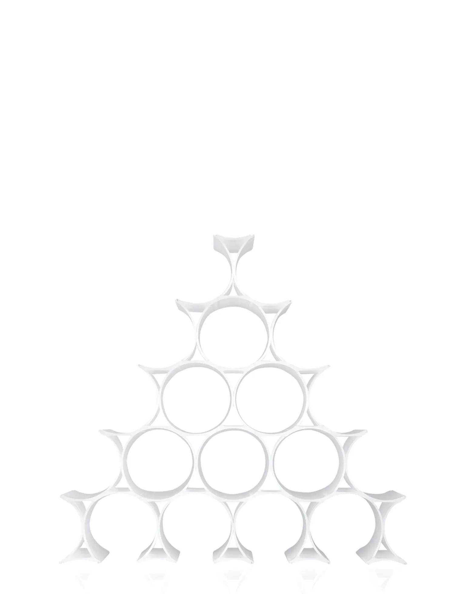 Kartell Infinity Portabottiglie Opalino