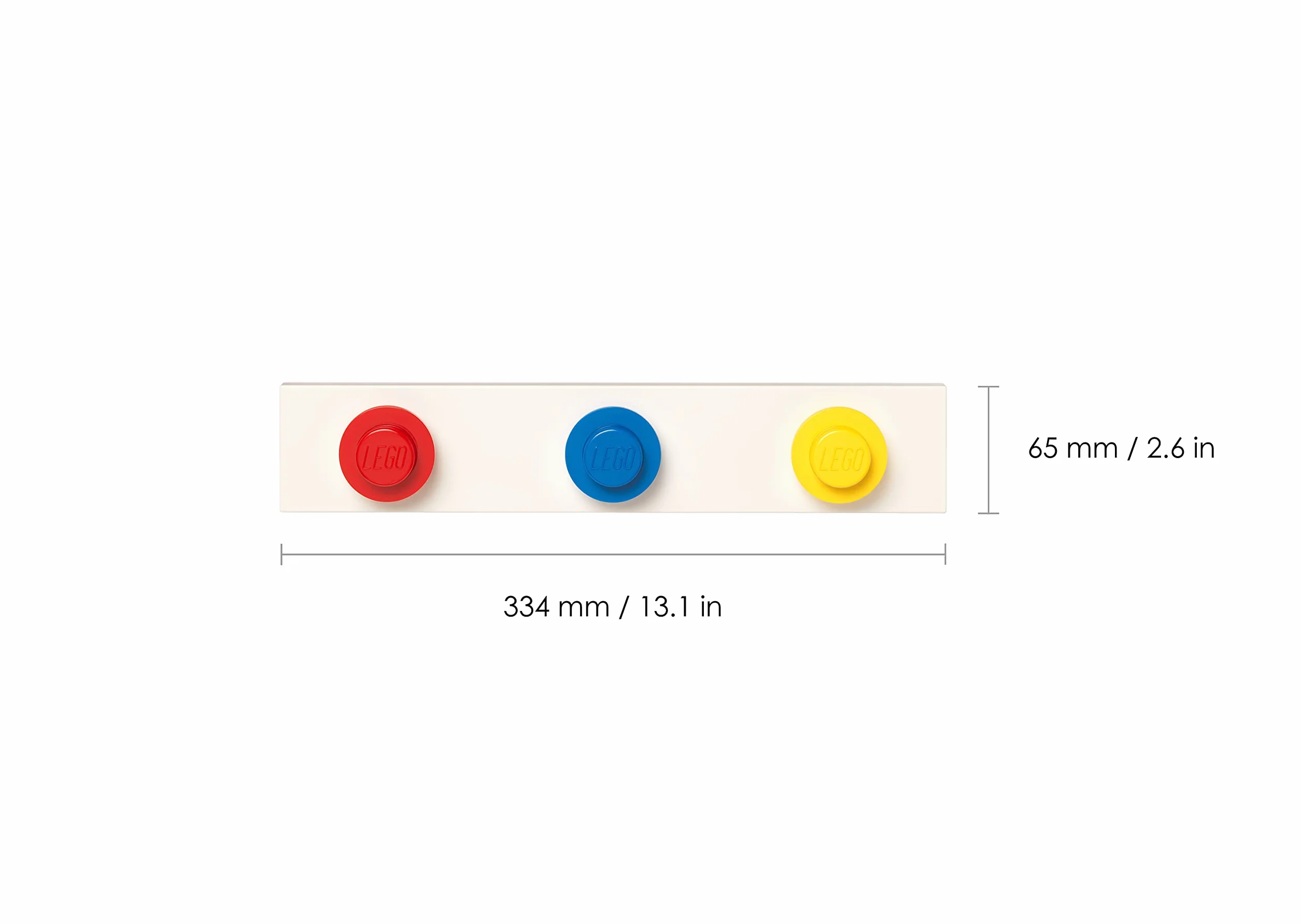 Room Copenhagen Appendino a Parete Lego Rosso Blu Giallo Mix