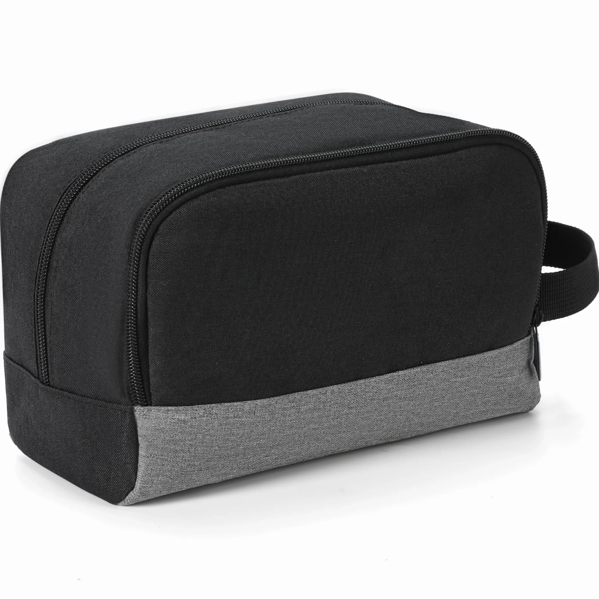 Elviros Borsa da Viaggio Uomo Appendibile Organizer Cura Personale Cosmetici Compatta Barba Accessori Viaggi Nero
