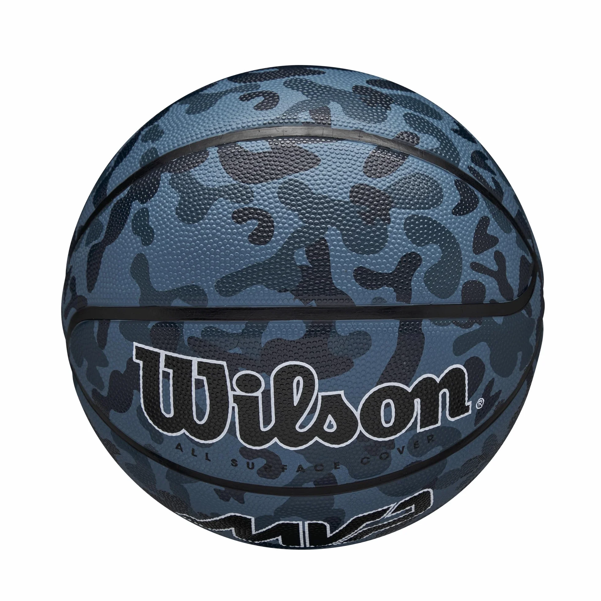 Wilson MVP Camo Basketball Blue